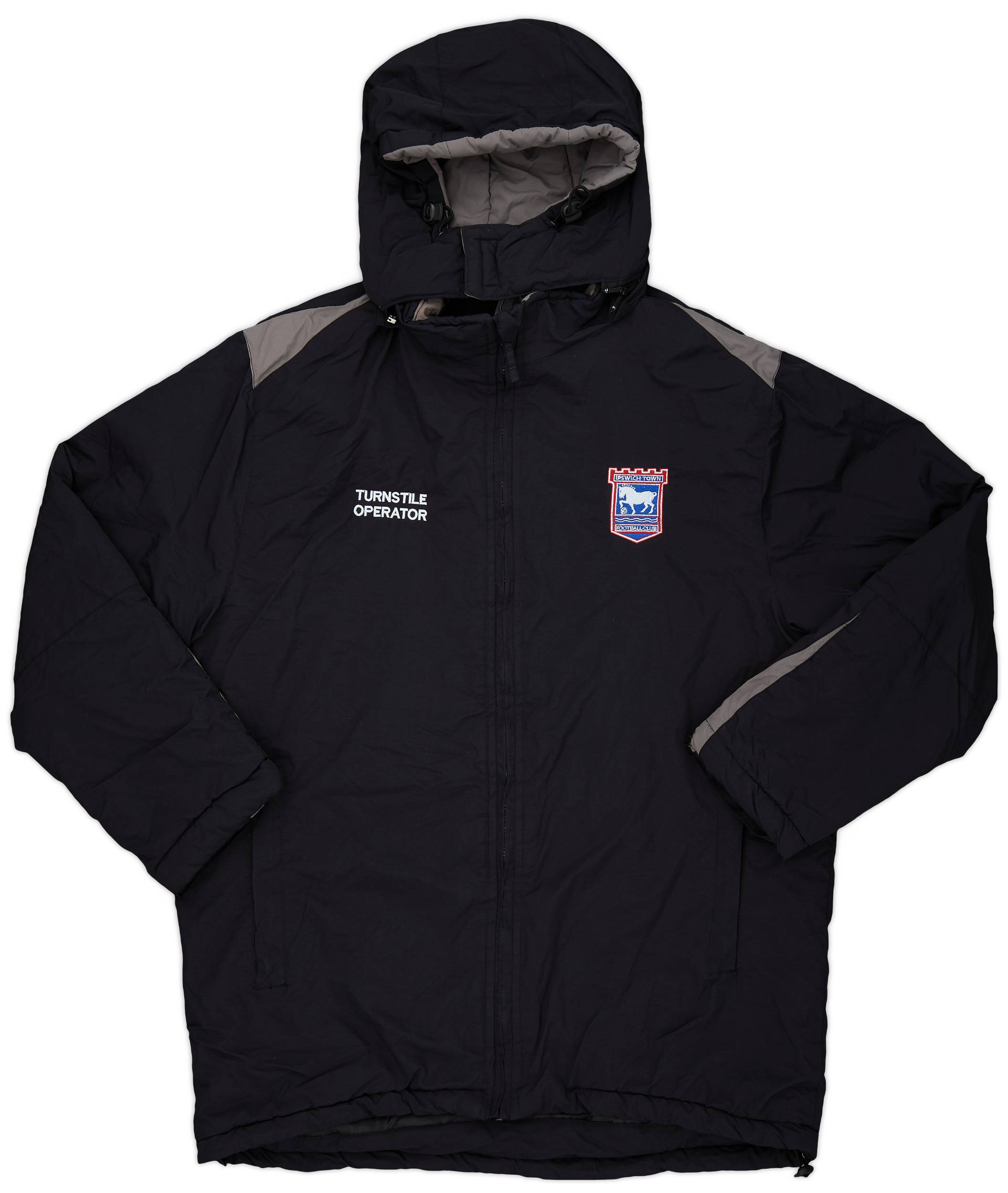 2000s Ipswich Punch 'Turnstile Operator' Bench Coat - 8/10 - (L)