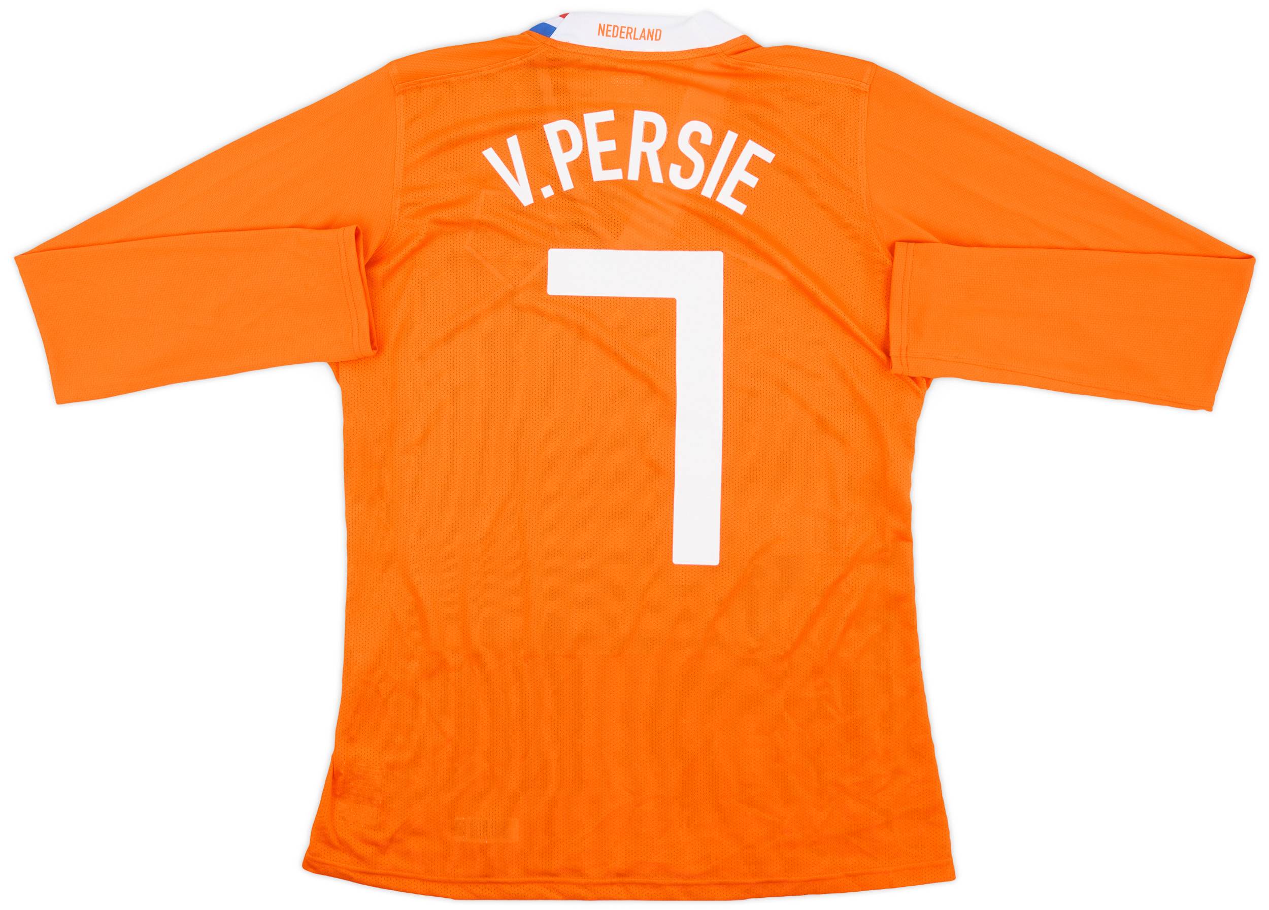 2008-10 Netherlands Home L/S Shirt V.Persie #7 - 9/10 - (Women's L)