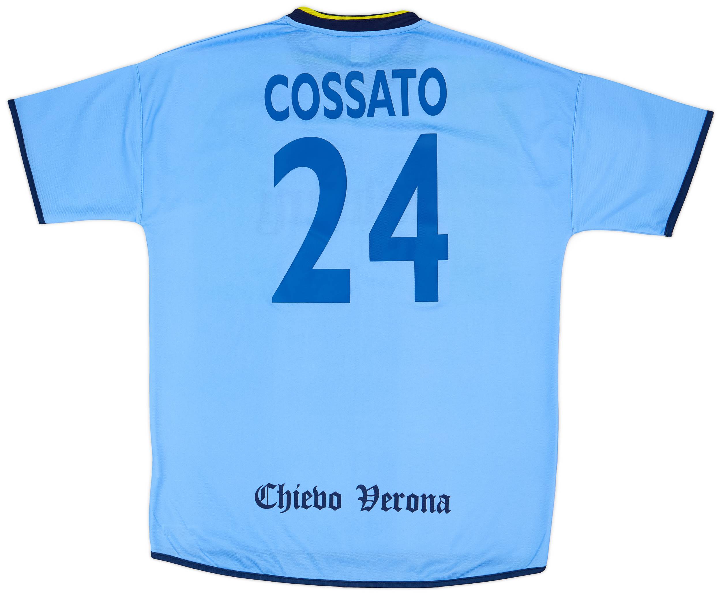 2002-03 Chievo Verona Away Shirt Cossato #24 - 9/10 - (XL)