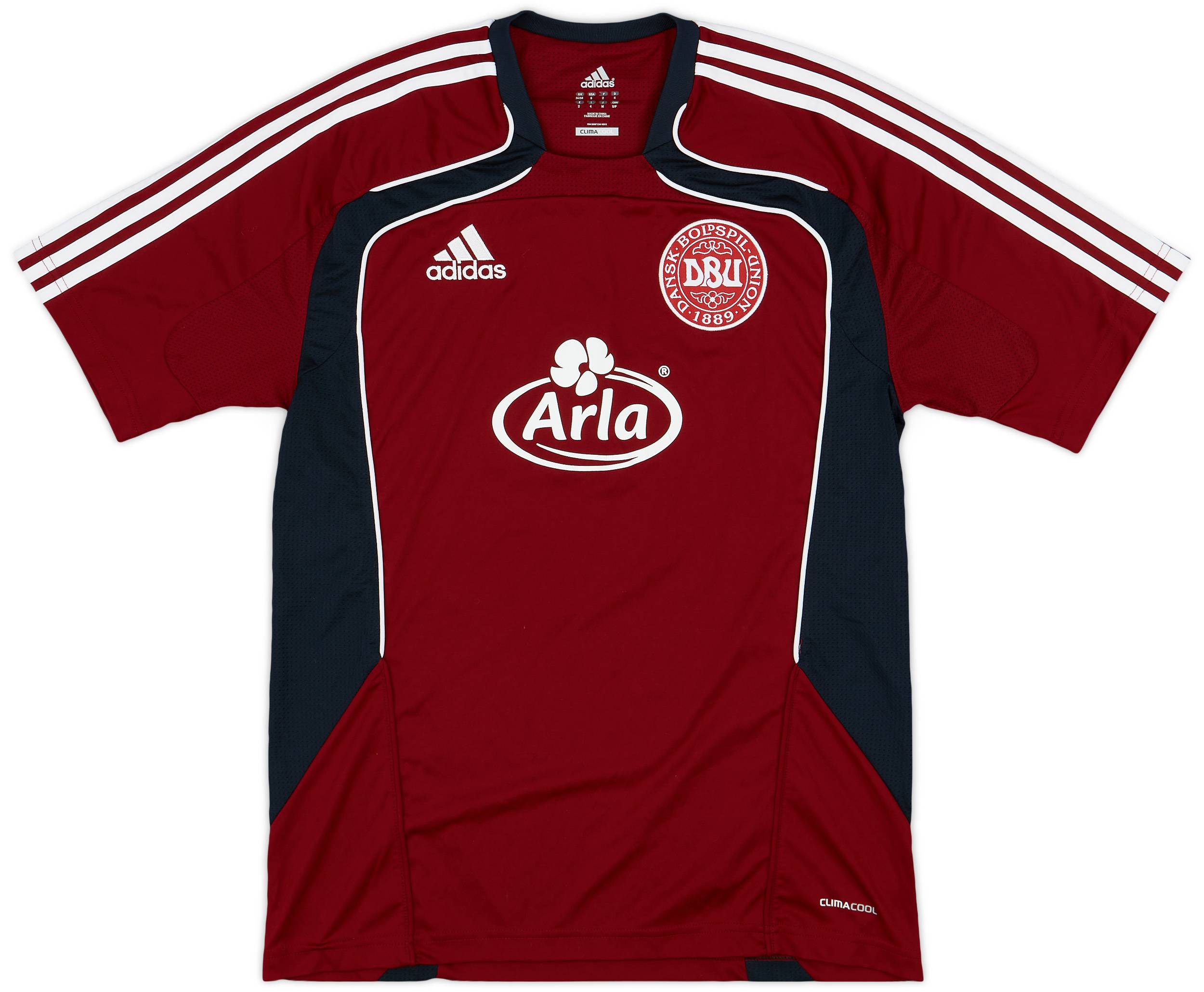 2010-11 Denmark adidas Training Shirt - 8/10 - (S)