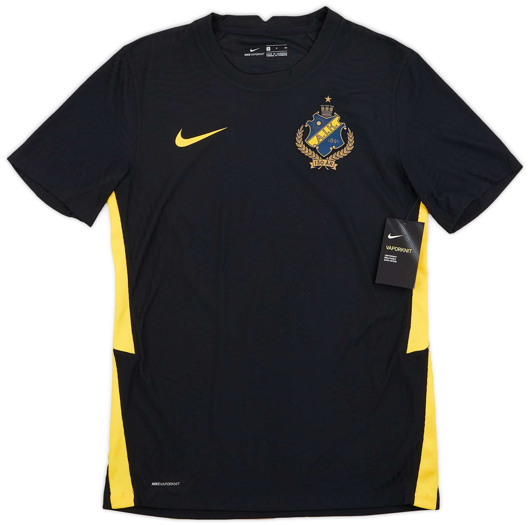 2021 AIK Stockholm Player Issue Vaporknit Home Shirt (S)