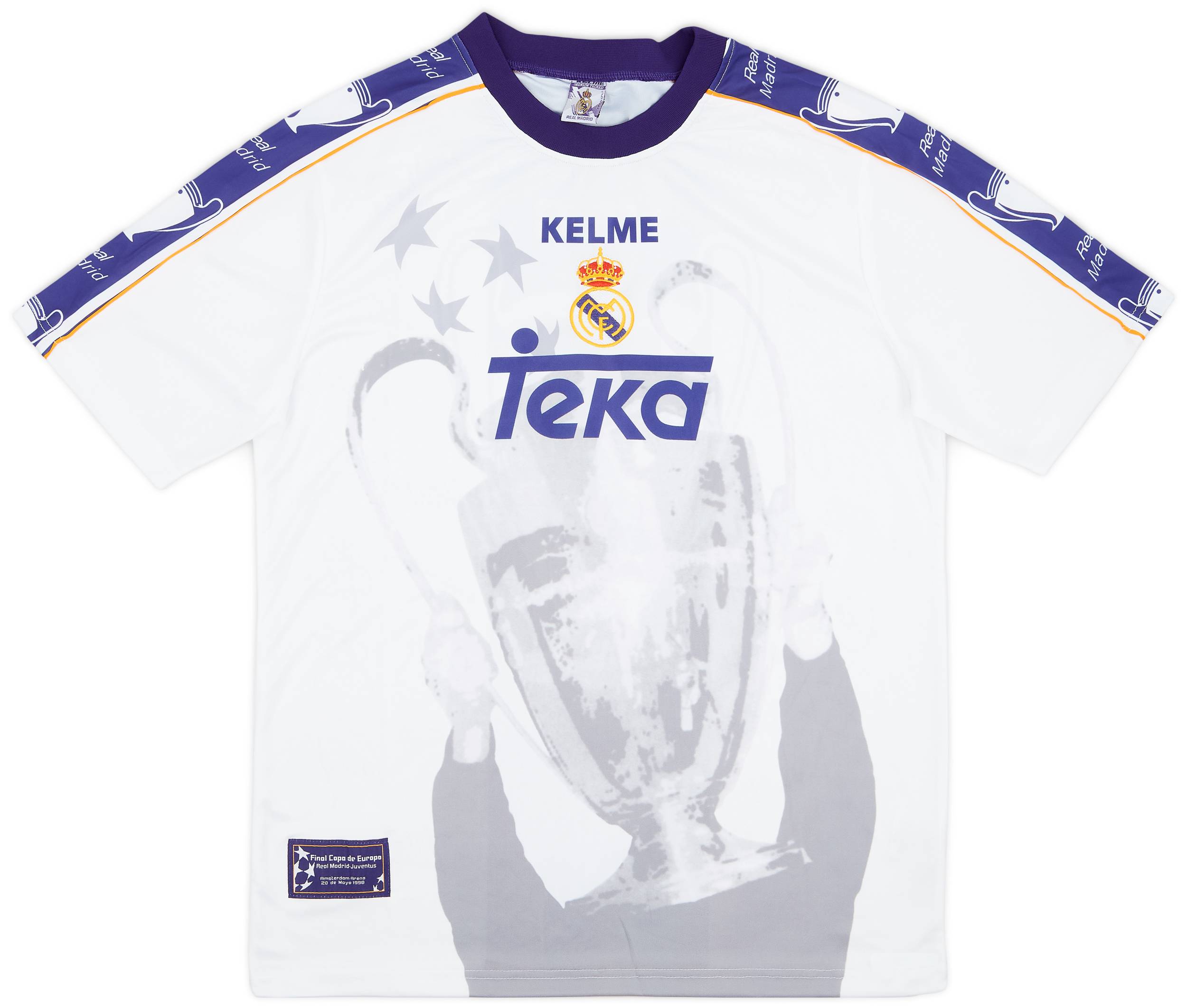 1997-98 Real Madrid Kelme 'Copa Europa 1998' Leisure Shirt