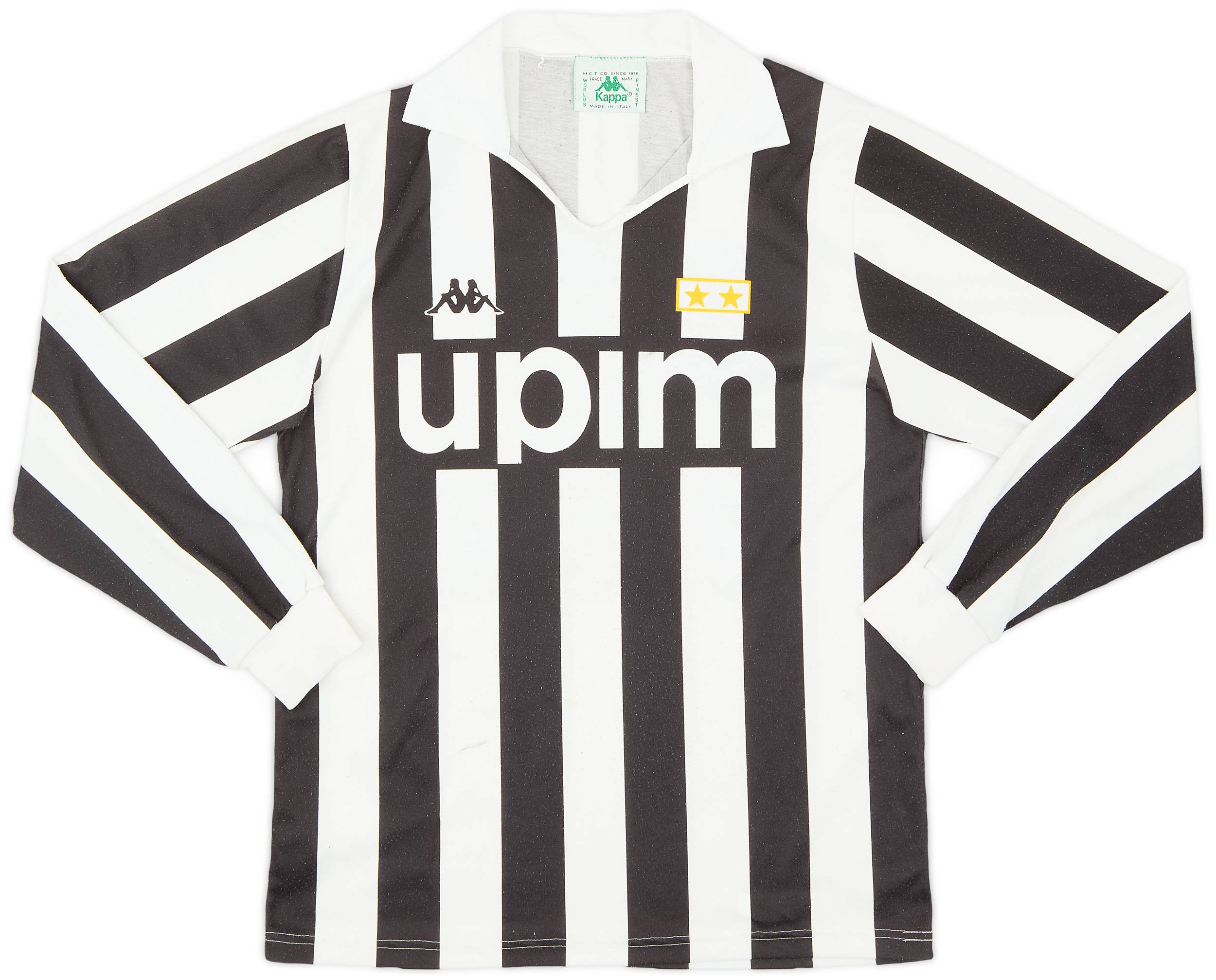 1991-92 Juventus Basic Home L/S Shirt - 7/10 - (S)