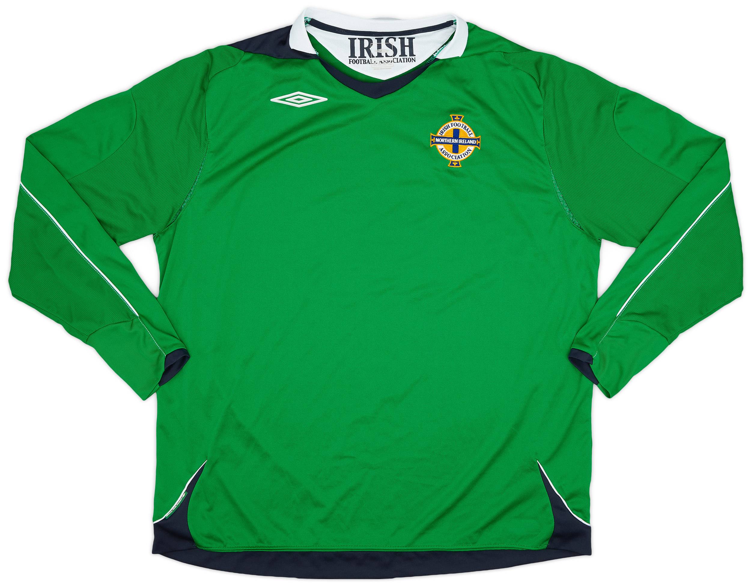 2006-08 Northern Ireland Home L/S Shirt - 9/10 - (XXL)