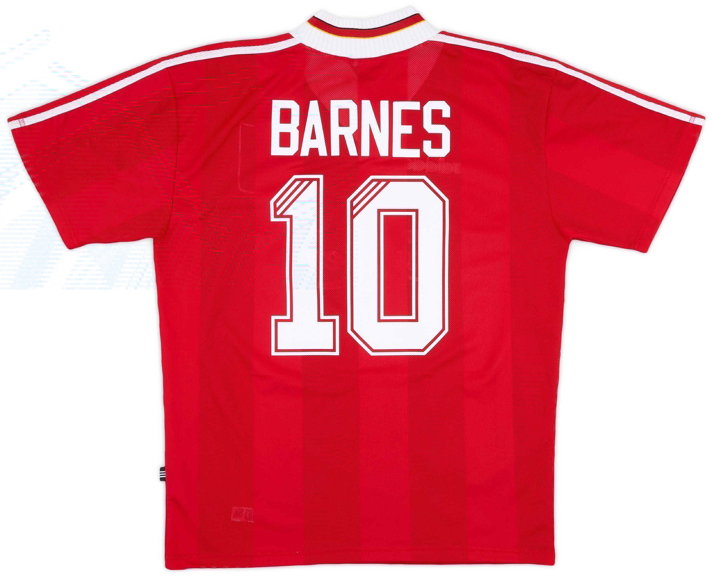 1995-96 Liverpool Home Shirt Barnes #10 - 9/10 - (L)