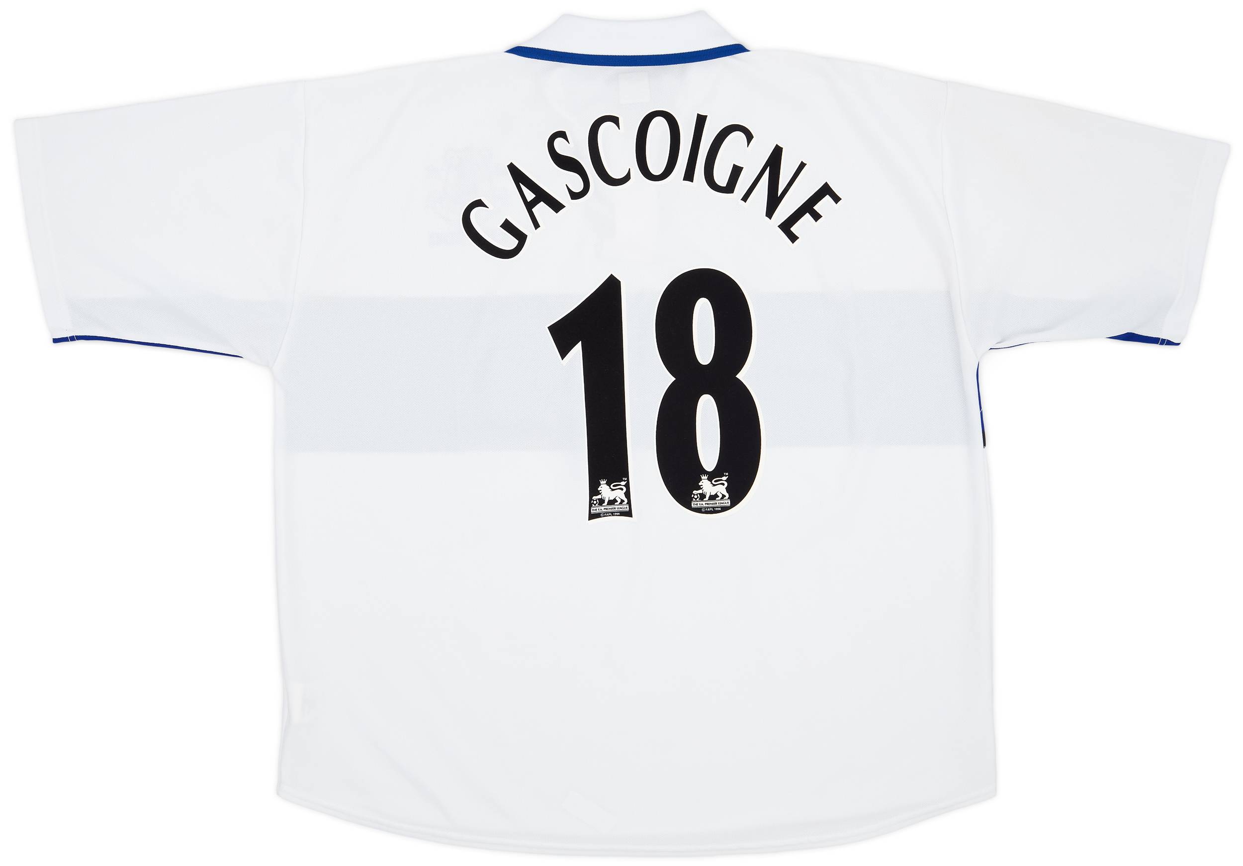 2000-01 Everton Third Shirt Gascoigne #18 - 7/10 - (XXL)