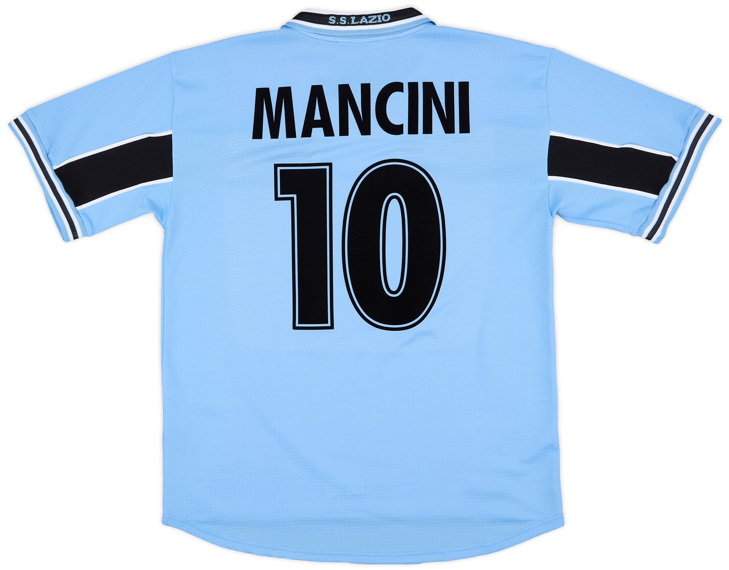 スーパーセール期間限定 Lazio 1998-00 Home (L) - 9/10 - #10 Mancini Shirt ウェア