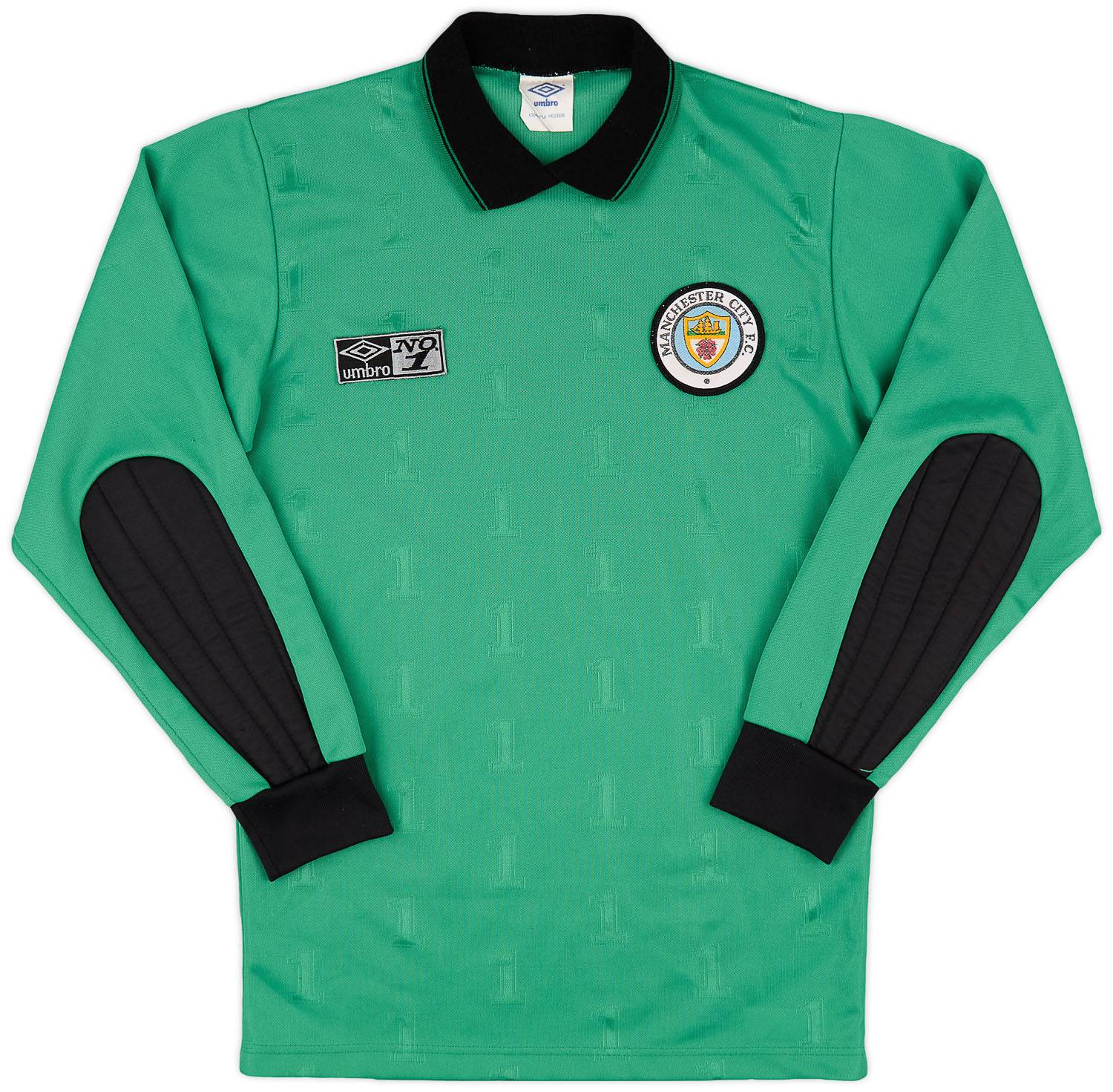 1990-91 Manchester City GK Shirt #1 - 9/10 - (S)