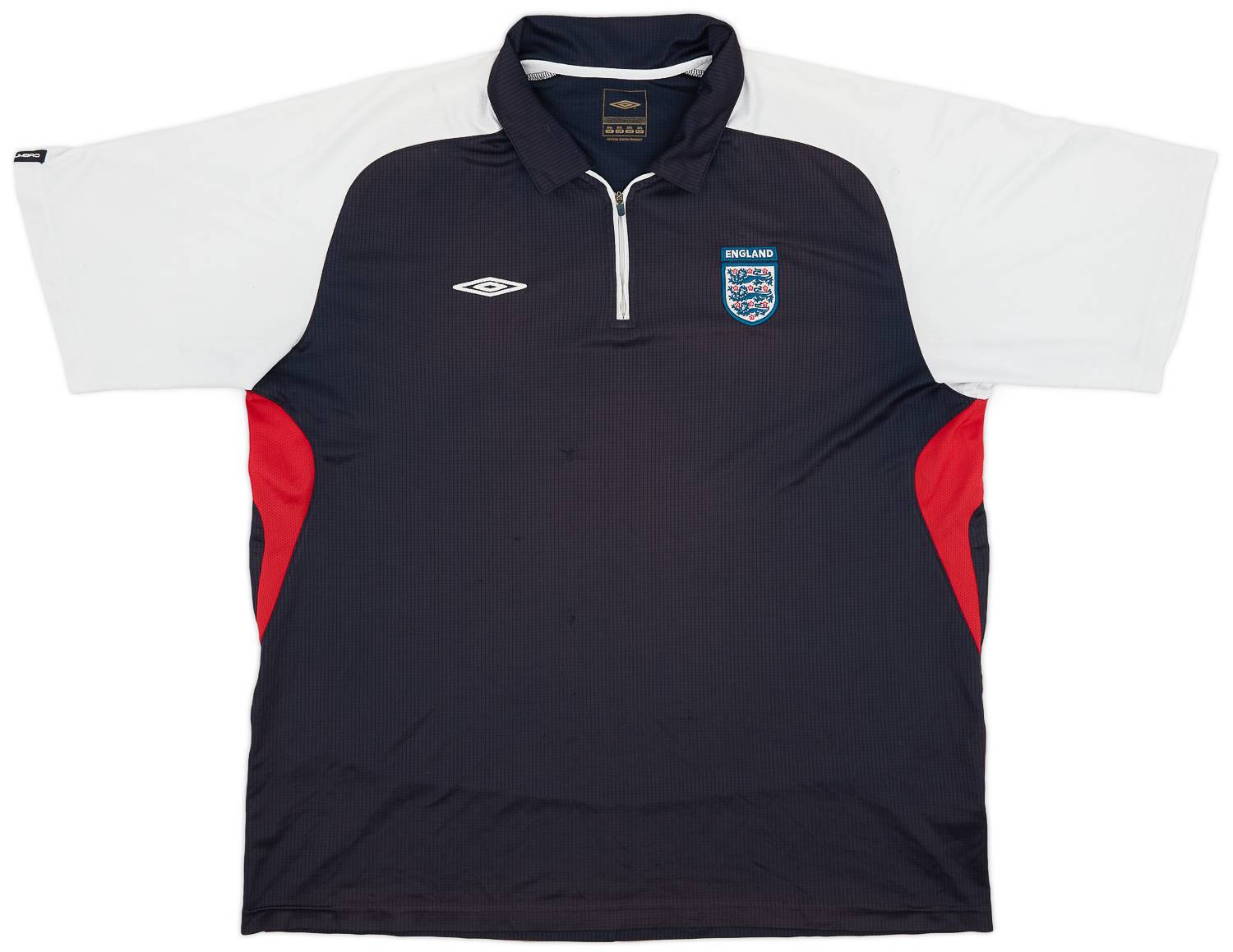 2004-05 England Umbro 1/4 Zip Training Shirt - 6/10 - (XXL)