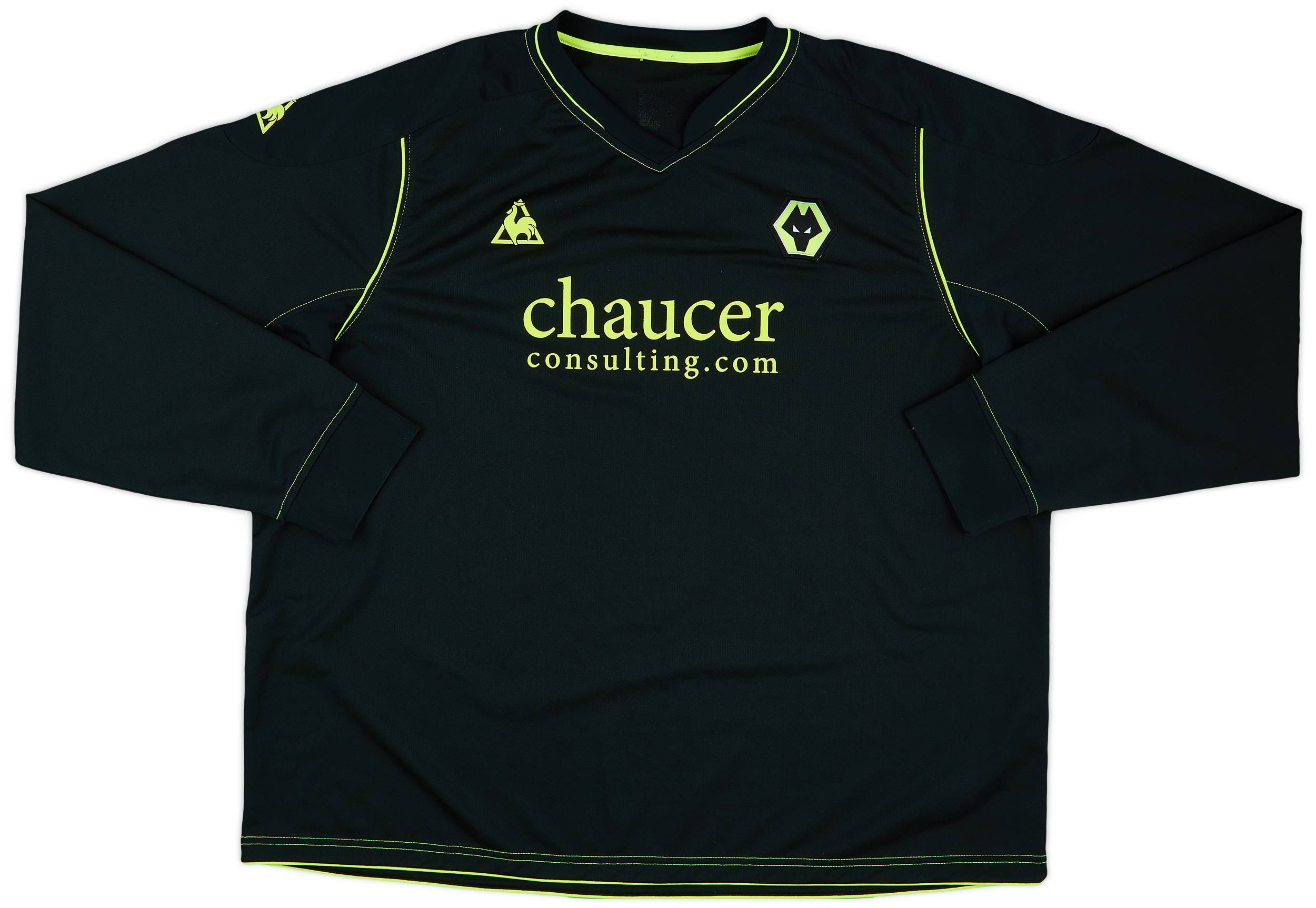 2008-09 Wolves Away L/S Shirt - 8/10 - (3XL)