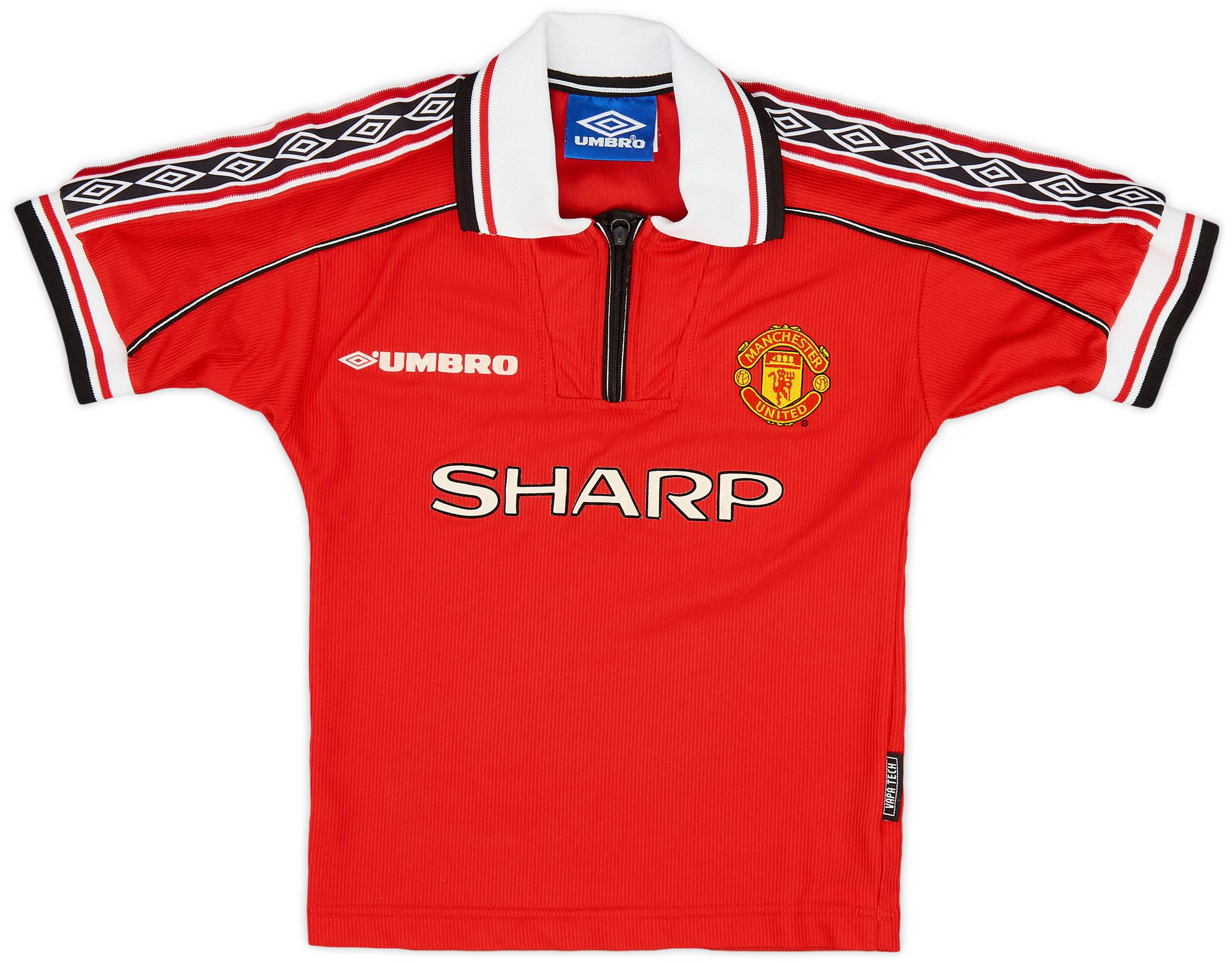 1998-00 Manchester United Home Shirt - 9/10 - (6-7 Years)