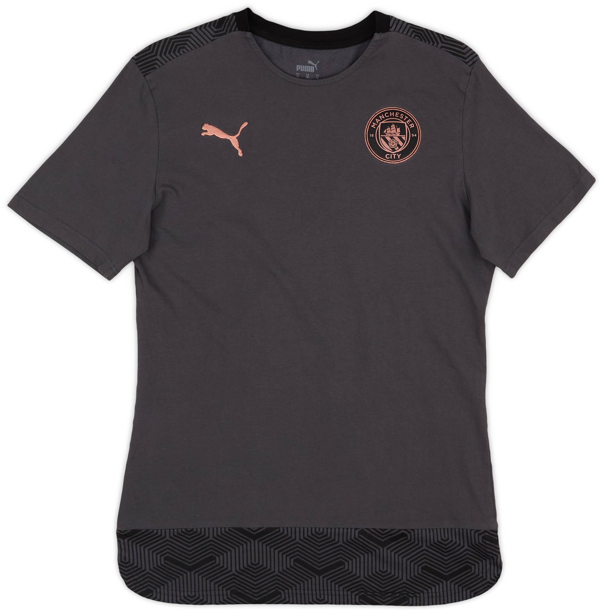 2020-21 Manchester City Puma Casuals Tee - 9/10 - (M)