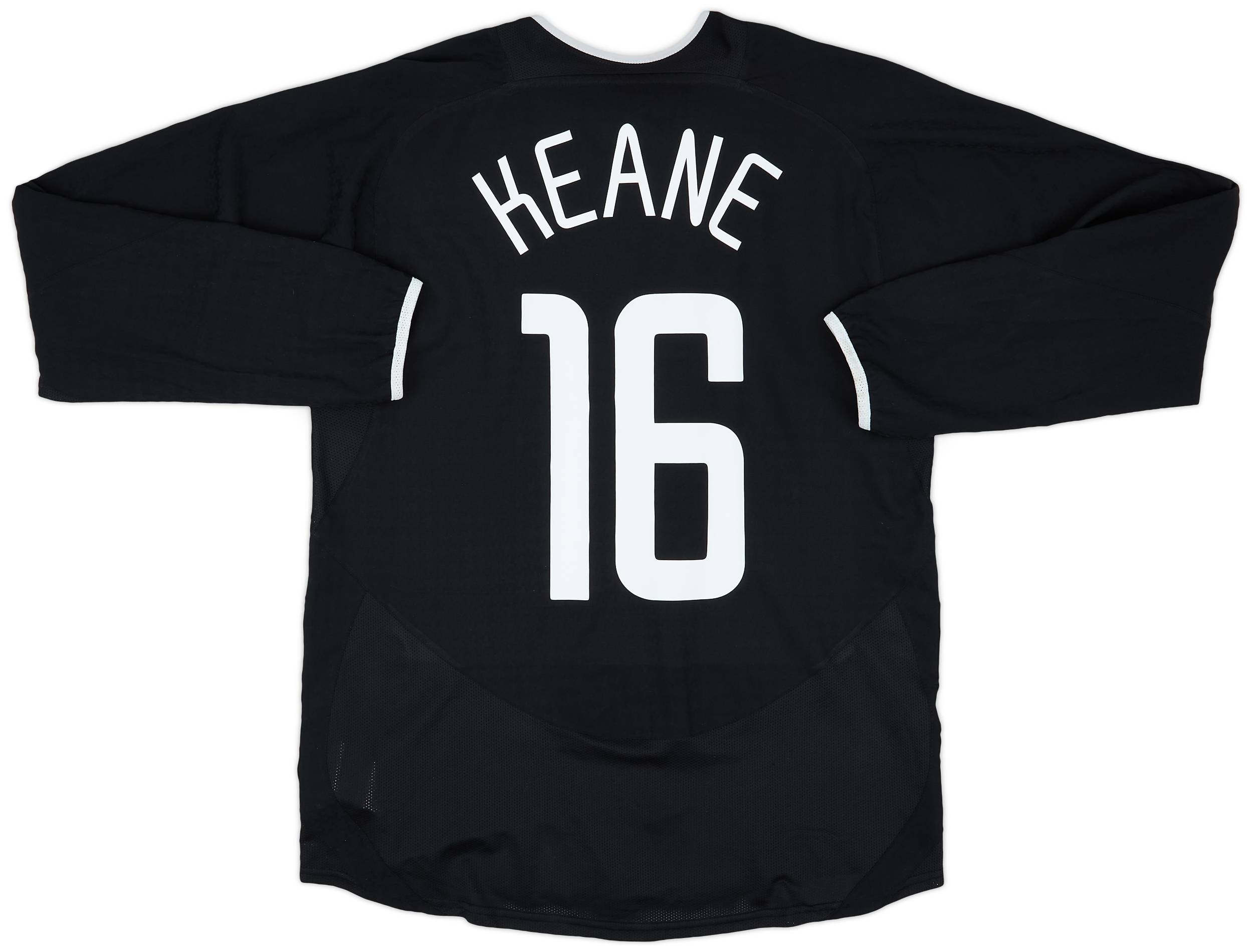 2003-05 Manchester United Away L/S Shirt Keane #16 - 8/10 - (M)
