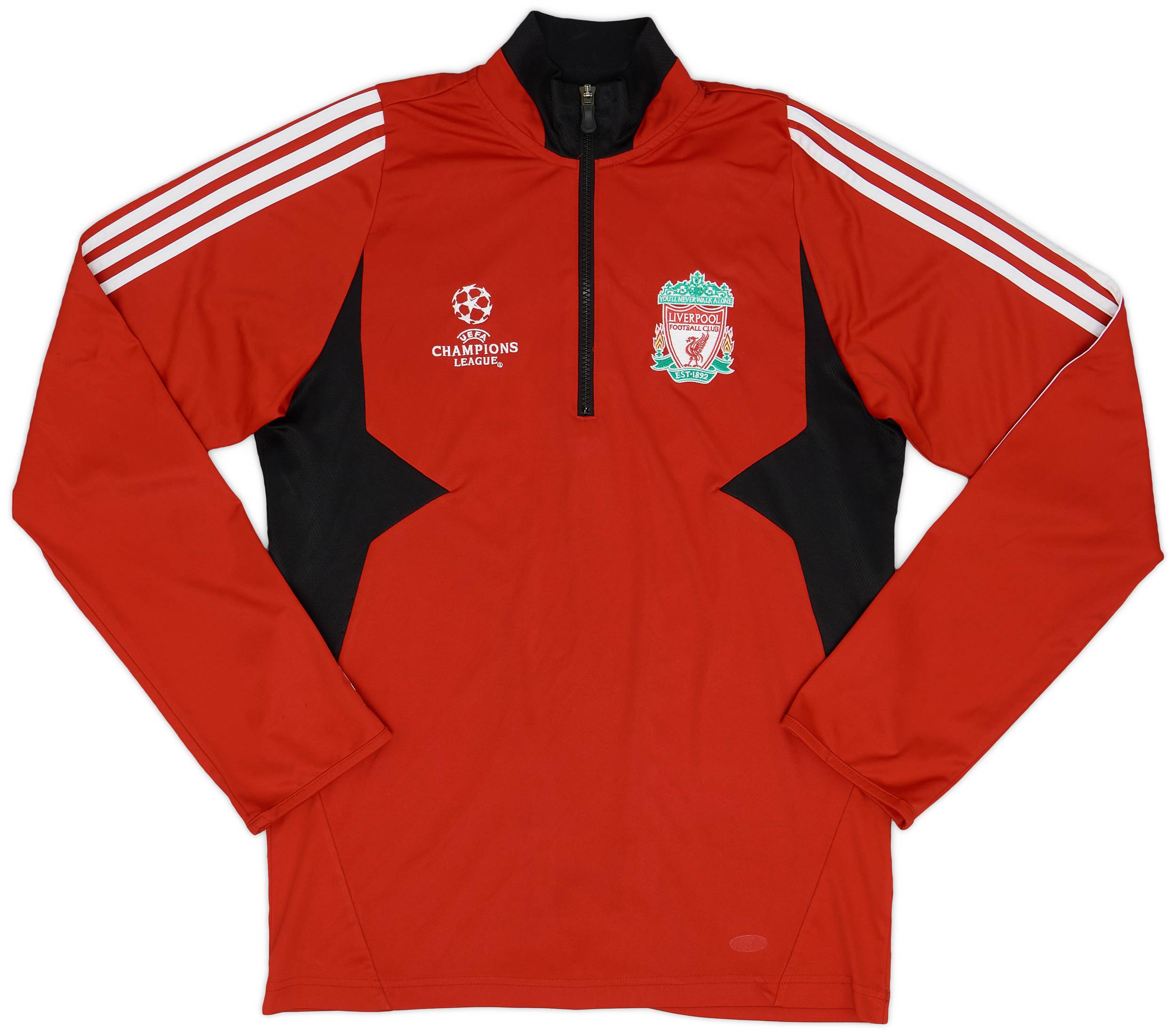 2007-08 Liverpool adidas 1/4 Zip CL Training Top - 7/10 - (L)