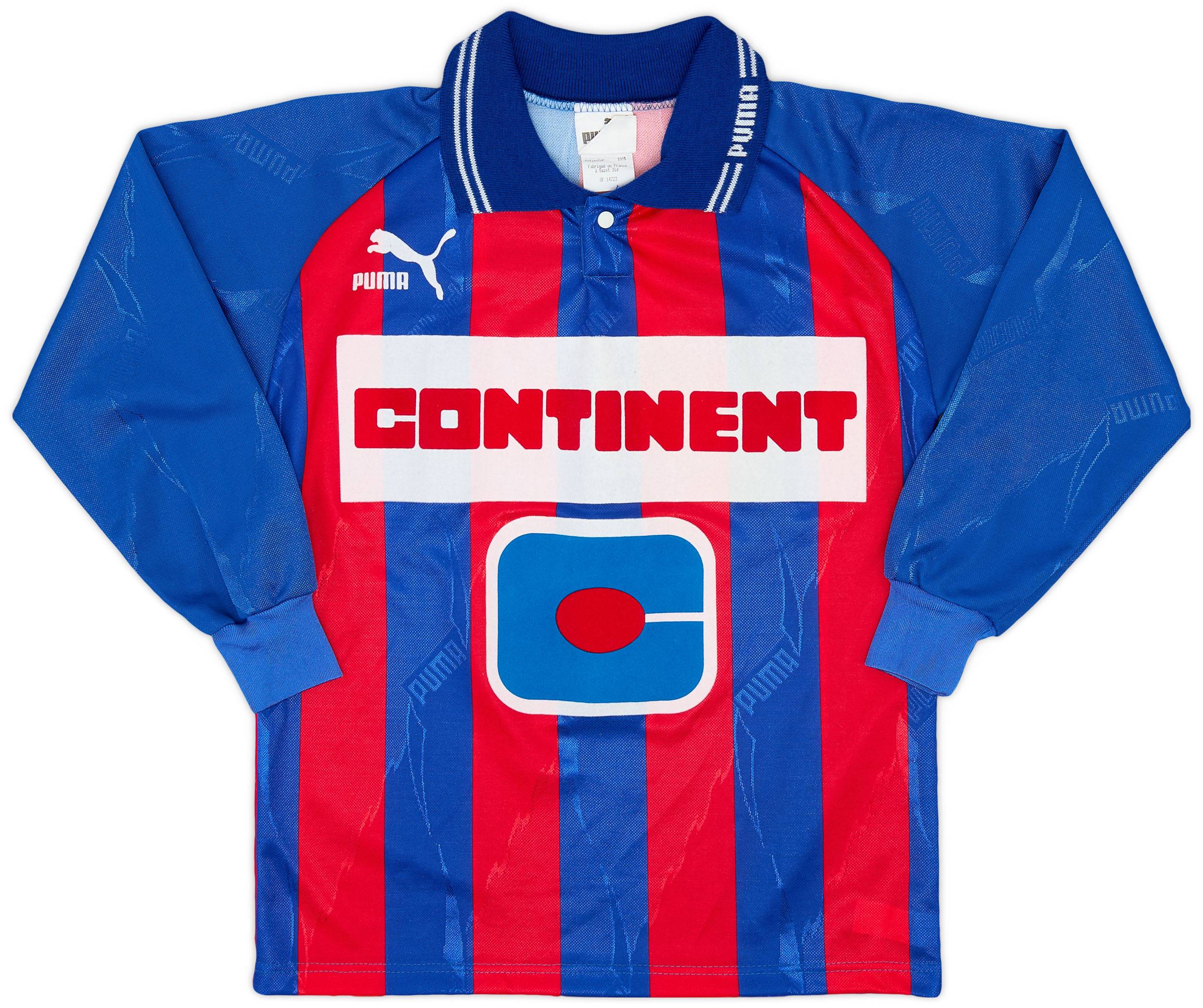 1994-95 Caen Home L/S Shirt - 8/10 - (XS)