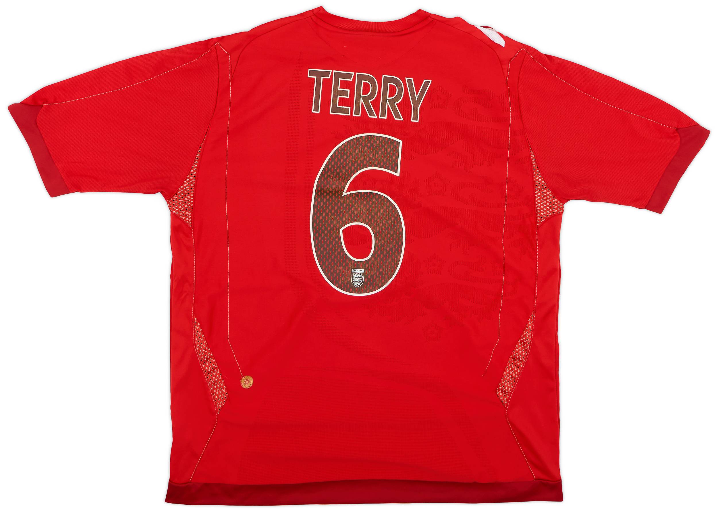 2006-08 England Away Shirt Terry #6 - 4/10 - (XL)