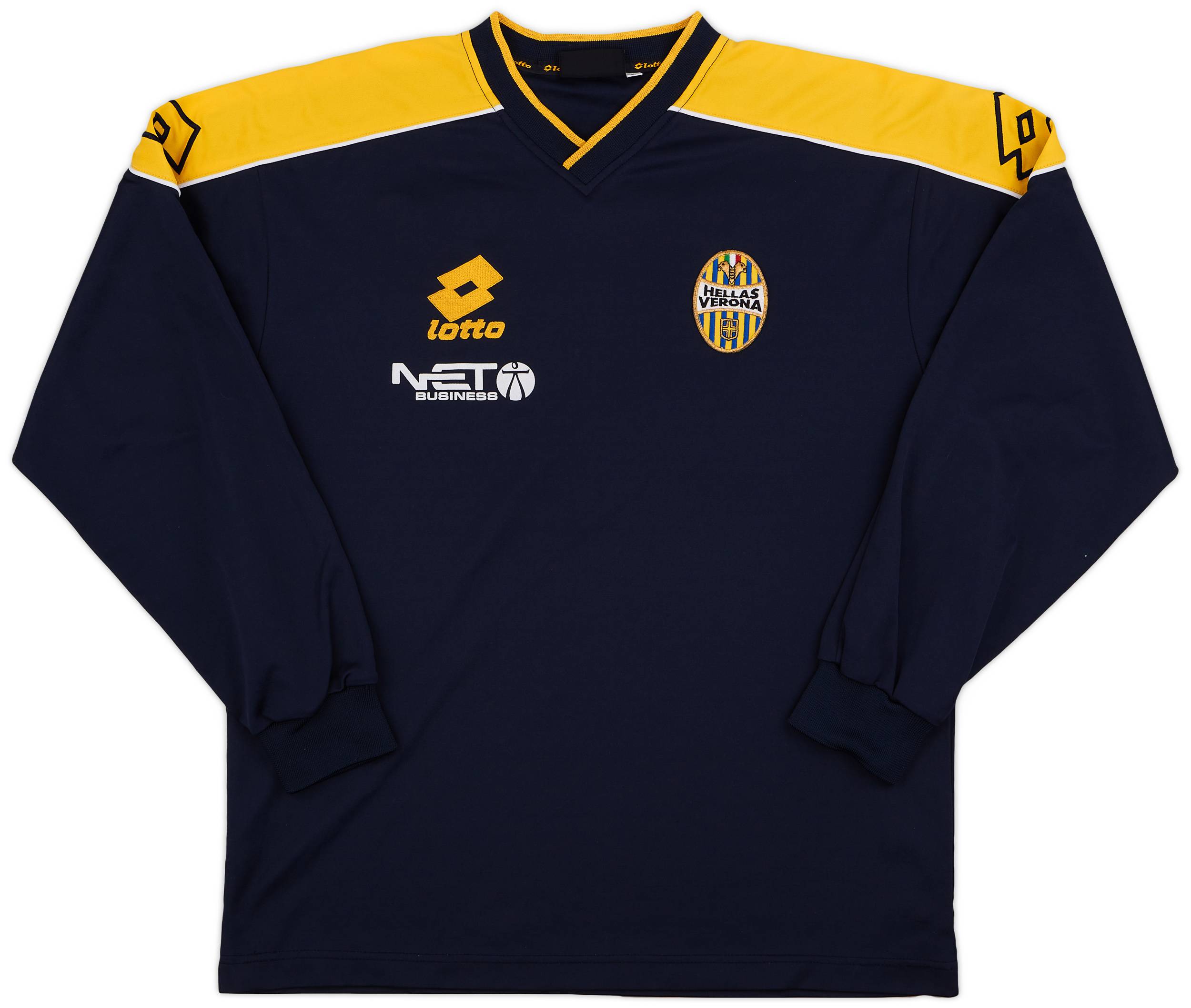 2000-02 Hellas Verona Lotto Training L/S Shirt - 8/10 - (L)