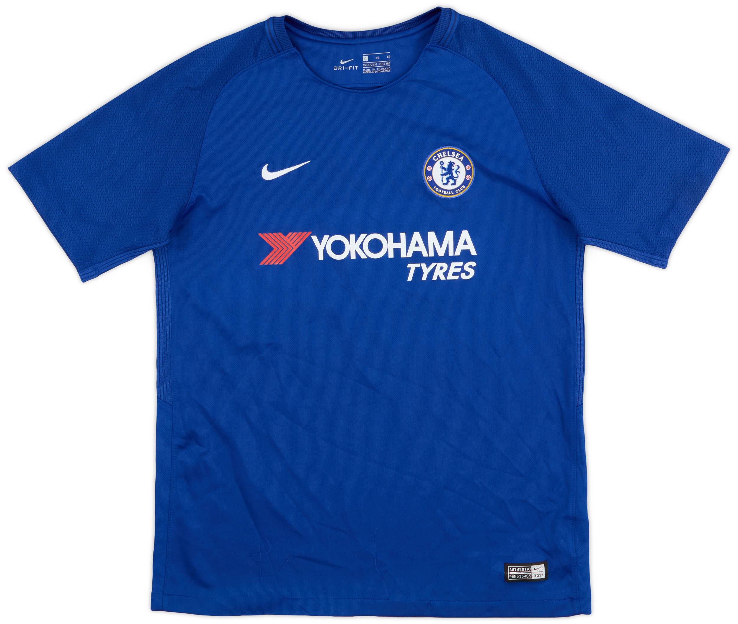 2017-18 Chelsea Home Shirt - 9/10 - (XL.Boys)