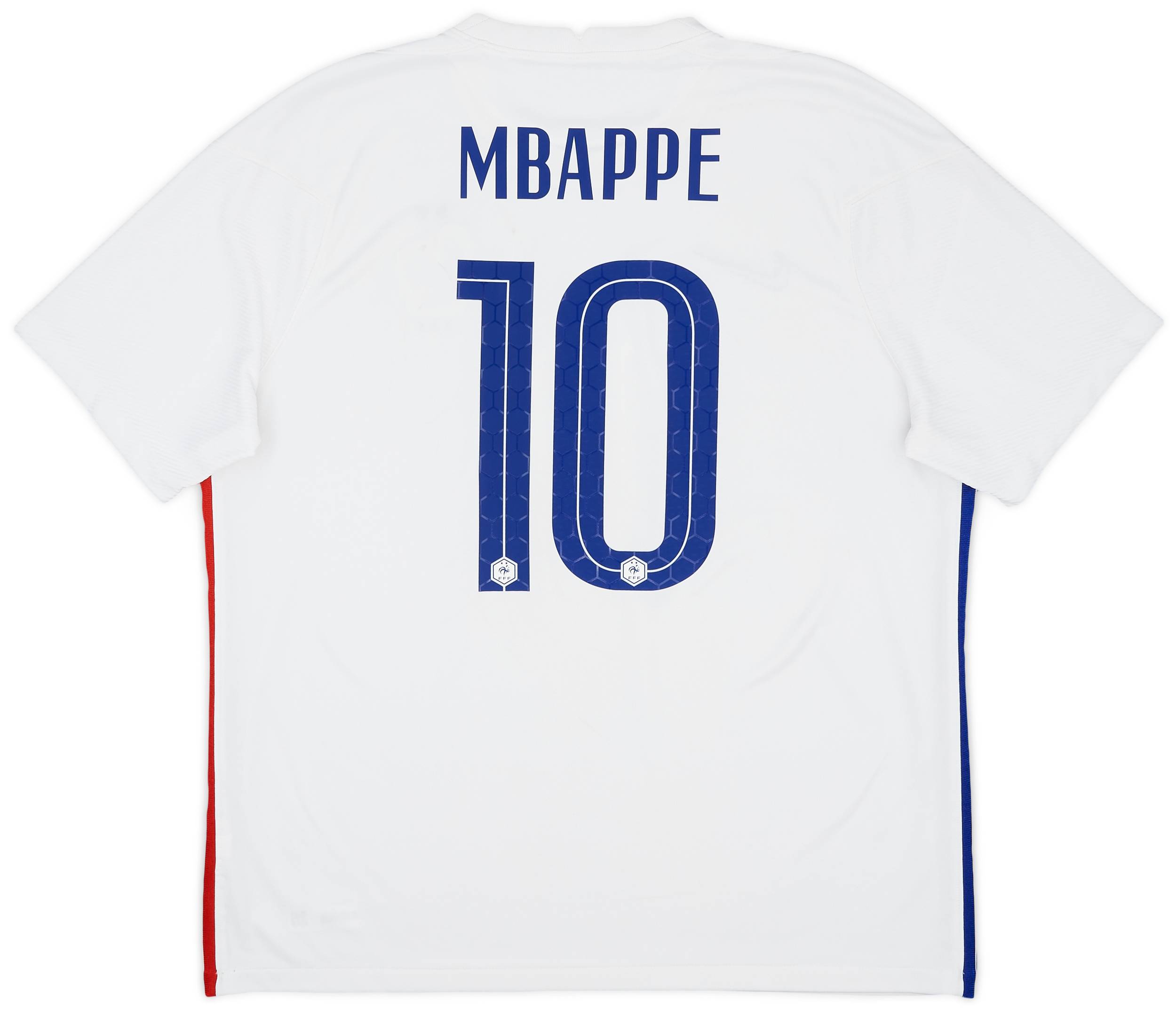 2020-21 France Away Shirt Mbappe #10 - 6/10 - (XL)