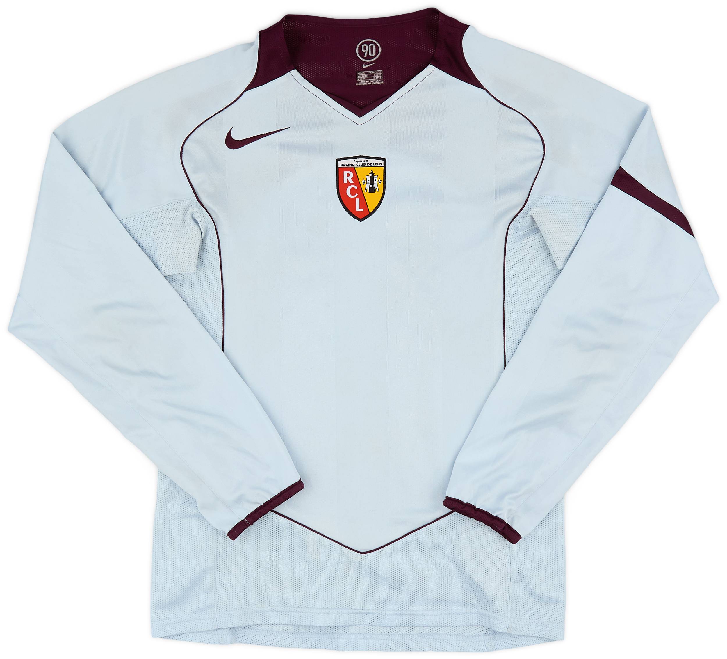 2004-05 Lens Player Issue Third L/S Shirt - 8/10 - (S)