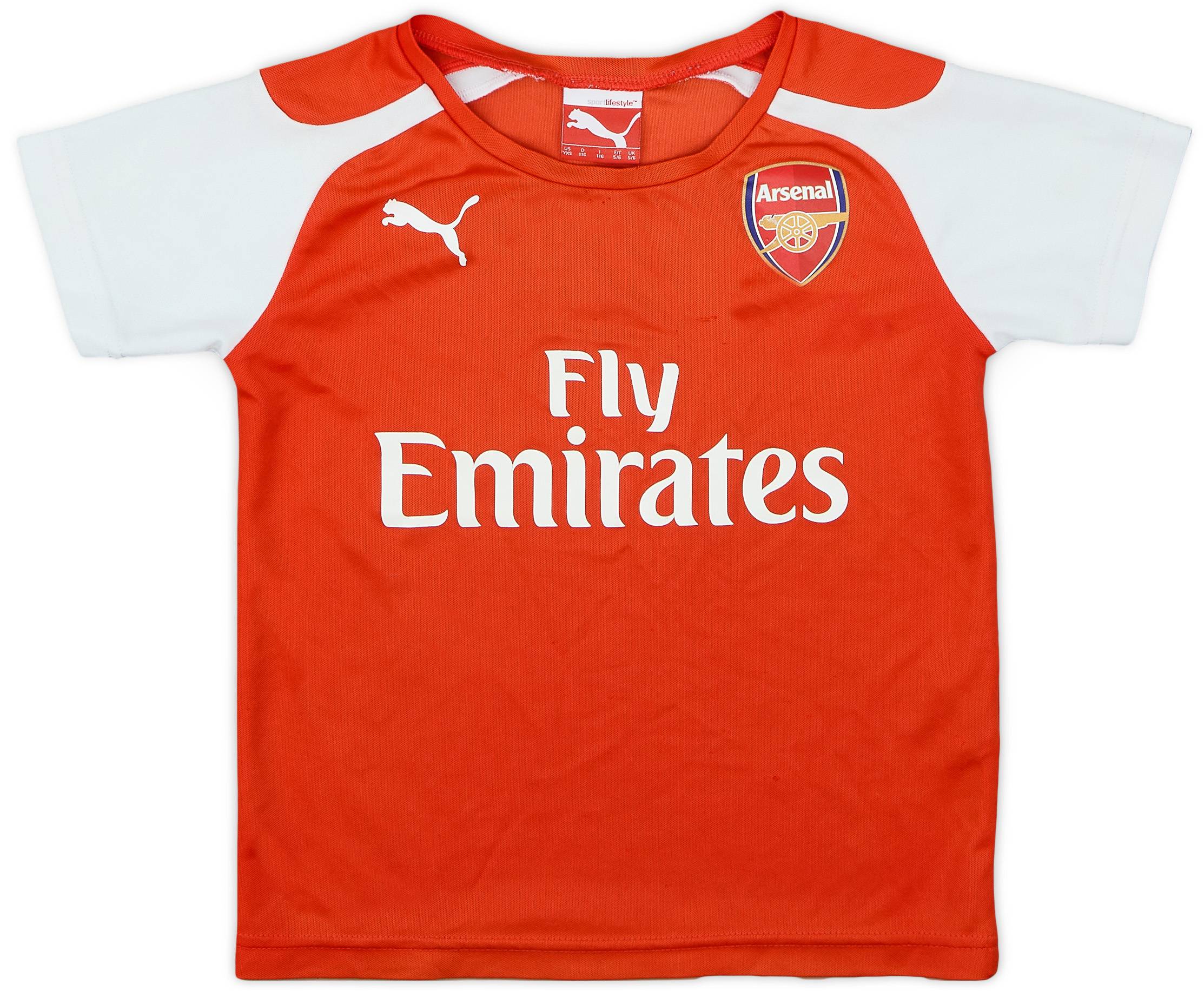 2014-15 Arsenal Home Shirt - 7/10 - (5-6 Years)