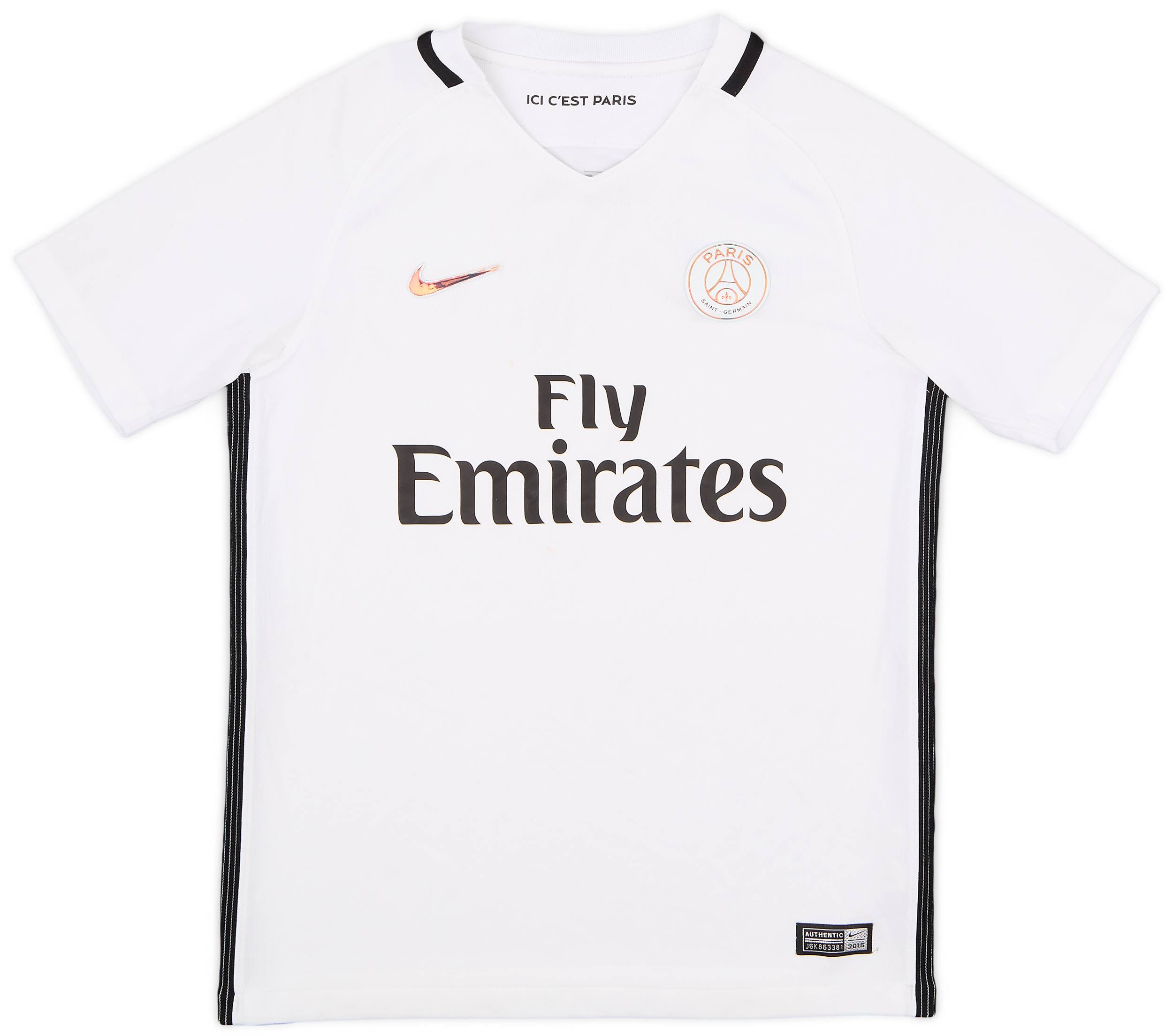 2016-17 Paris Saint-Germain Third Shirt - 7/10 - (L.Boys)