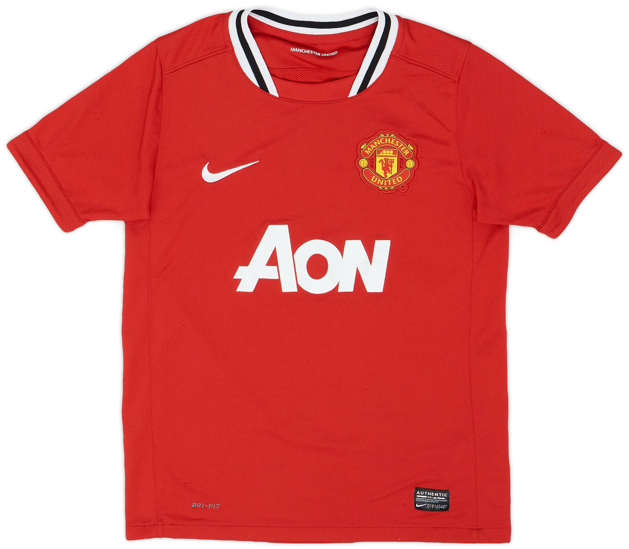 2011-12 Manchester United Home Shirt - 8/10 - (M.Boys)