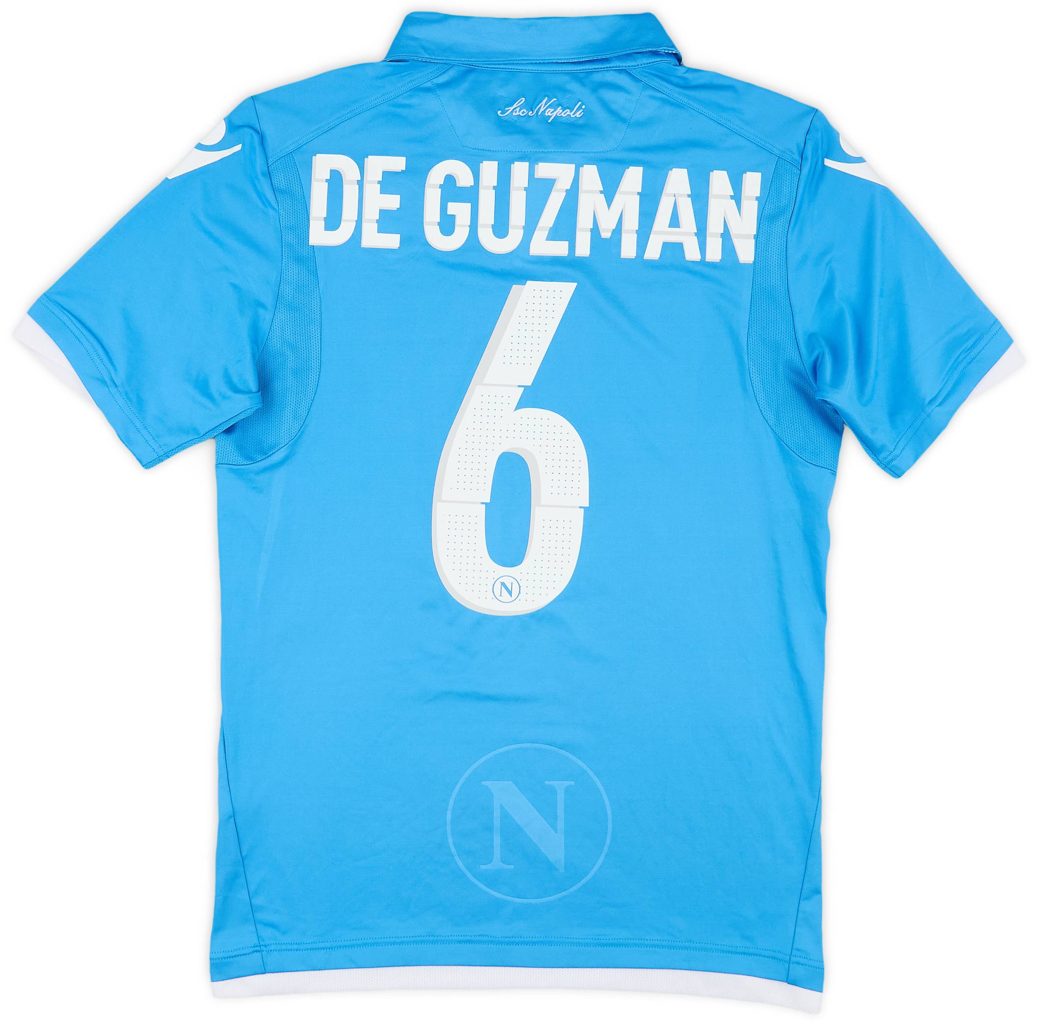 2014-15 Napoli Home Shirt De Guzman #6 - 8/10 - (L)
