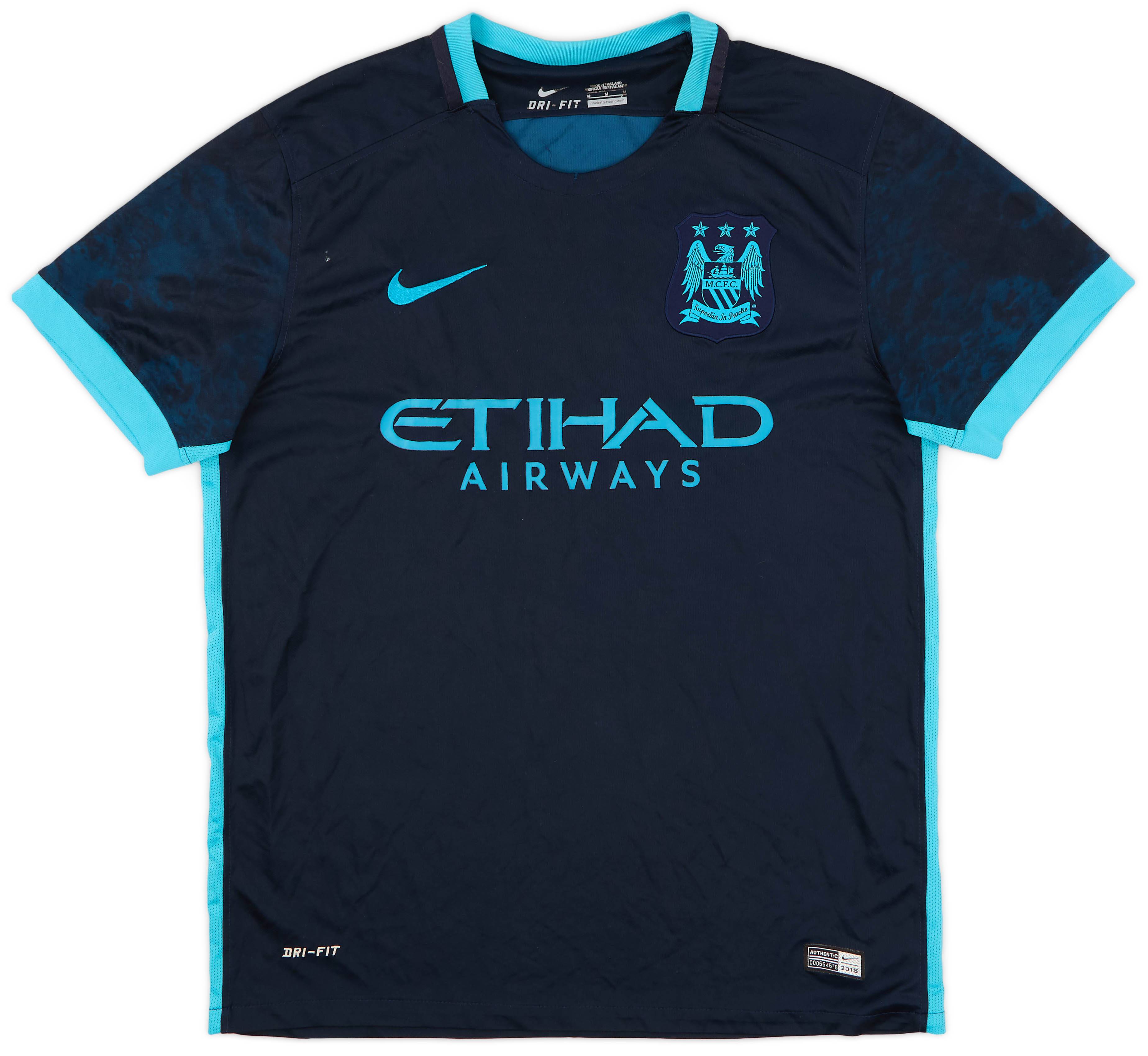 2015-16 Manchester City Away Shirt - 8/10 - (M)