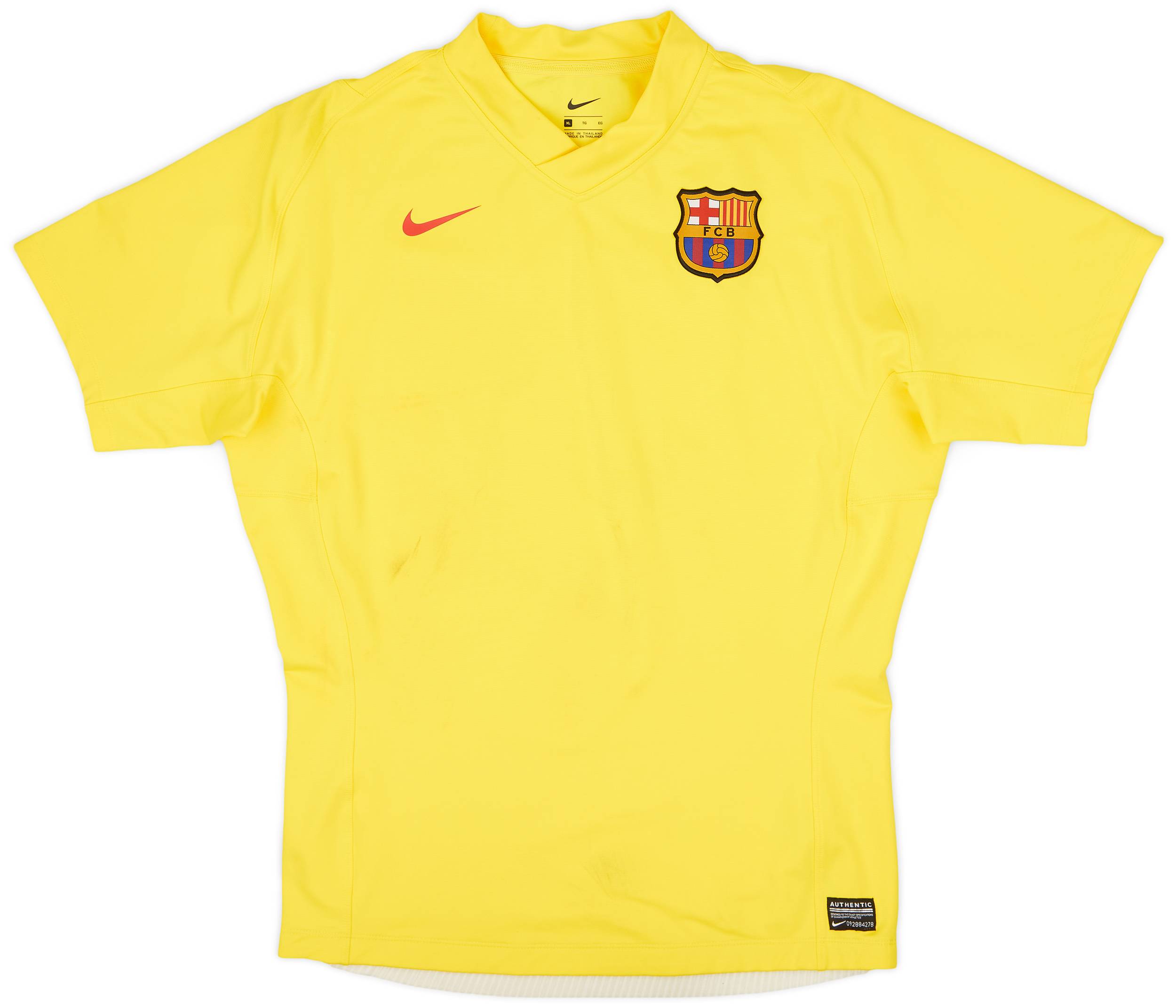 2017-18 Barcelona Rugby Player Issue Away Shirt #18 - 5/10 - (XL)