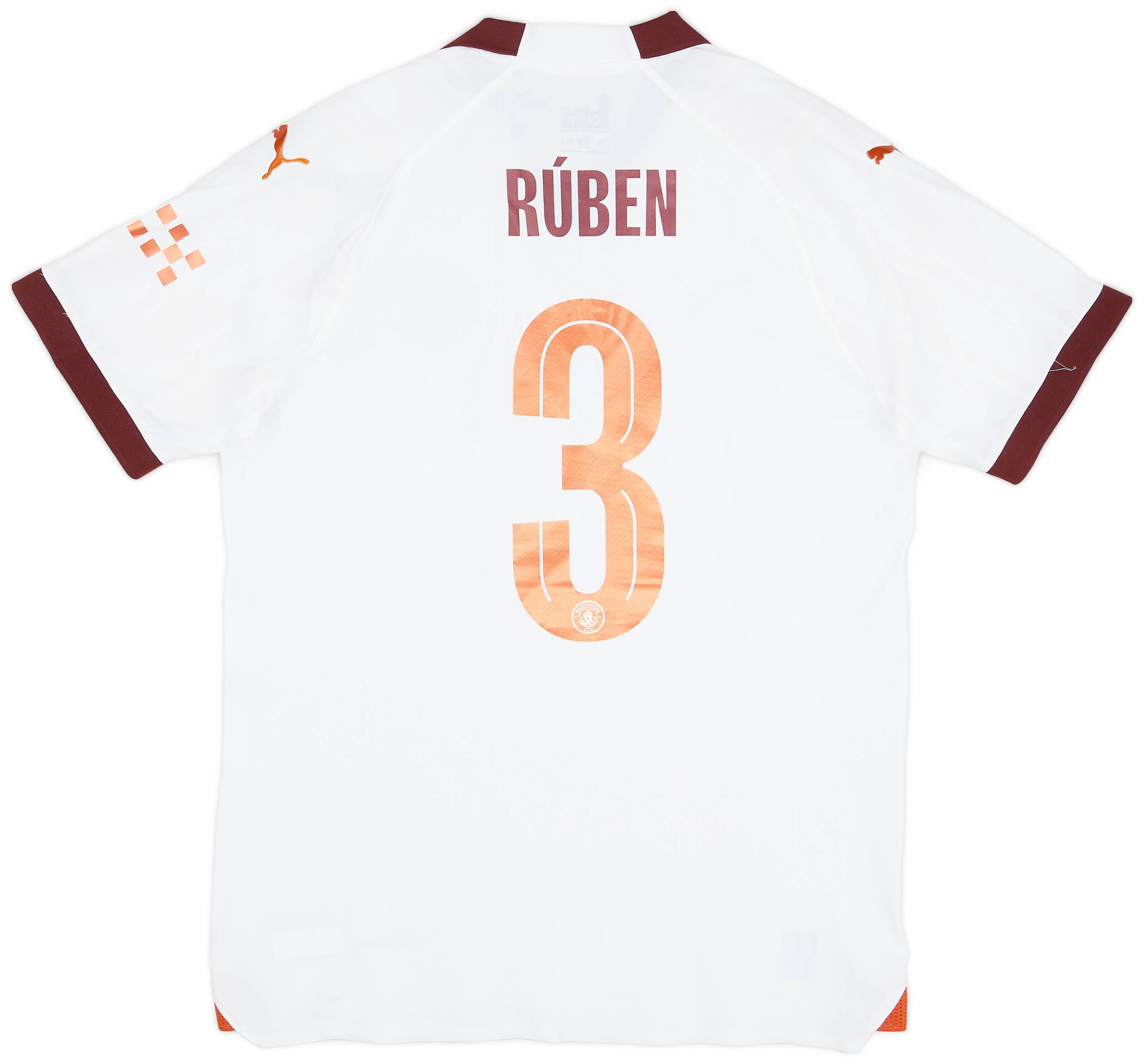 2023-24 Manchester City Match Issue FA Cup Away Shirt Ruben #3