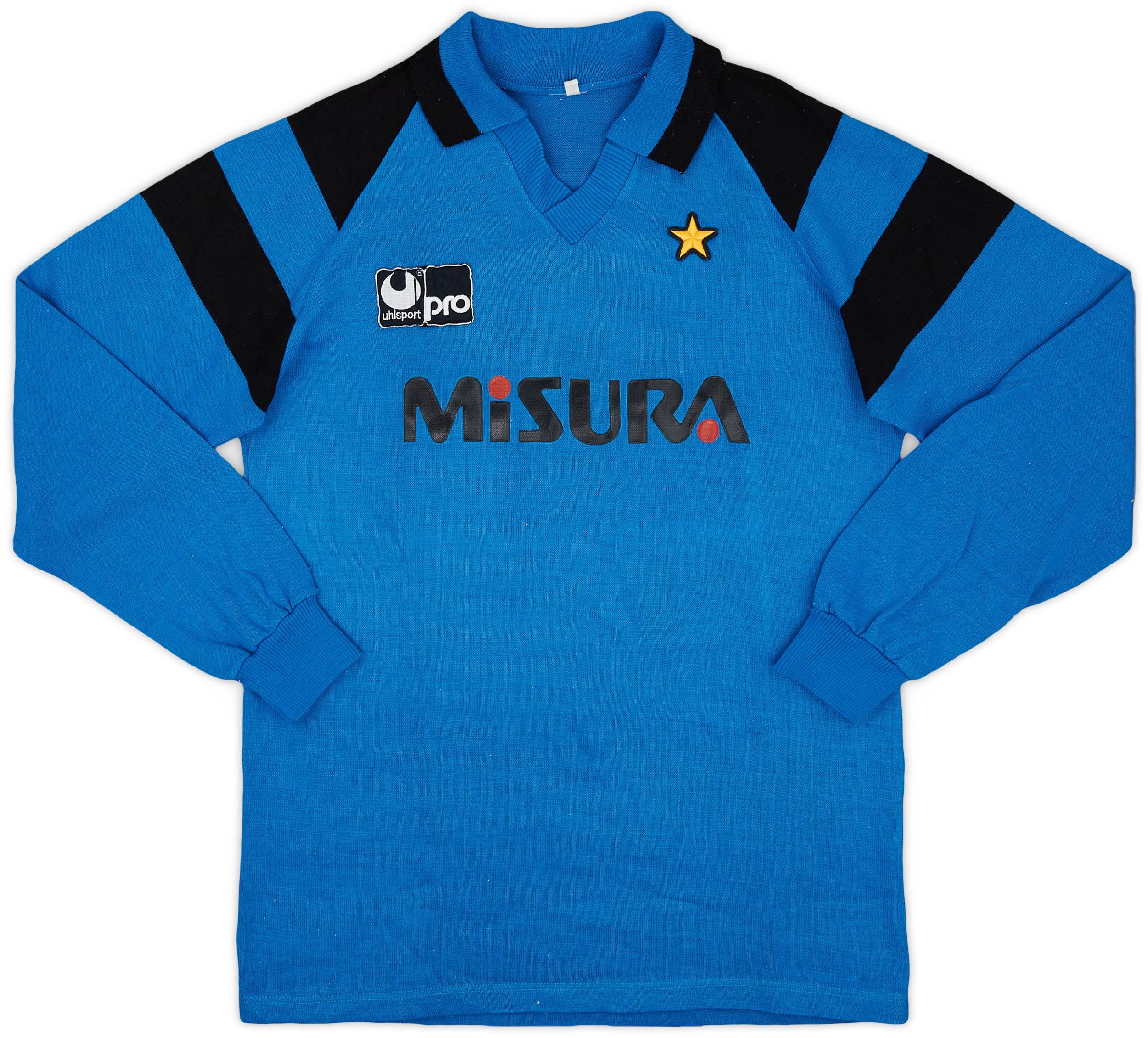 1988-89 Inter Milan Uhlsport Training L/S Shirt #3 - 9/10 - (L)
