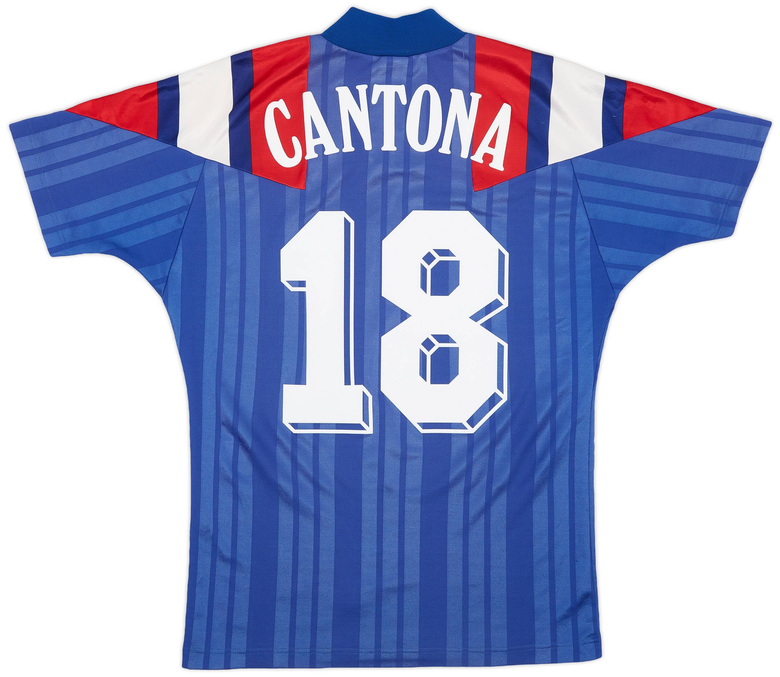 1992-94 France Home Shirt Cantona #18 - 8/10 - (M)
