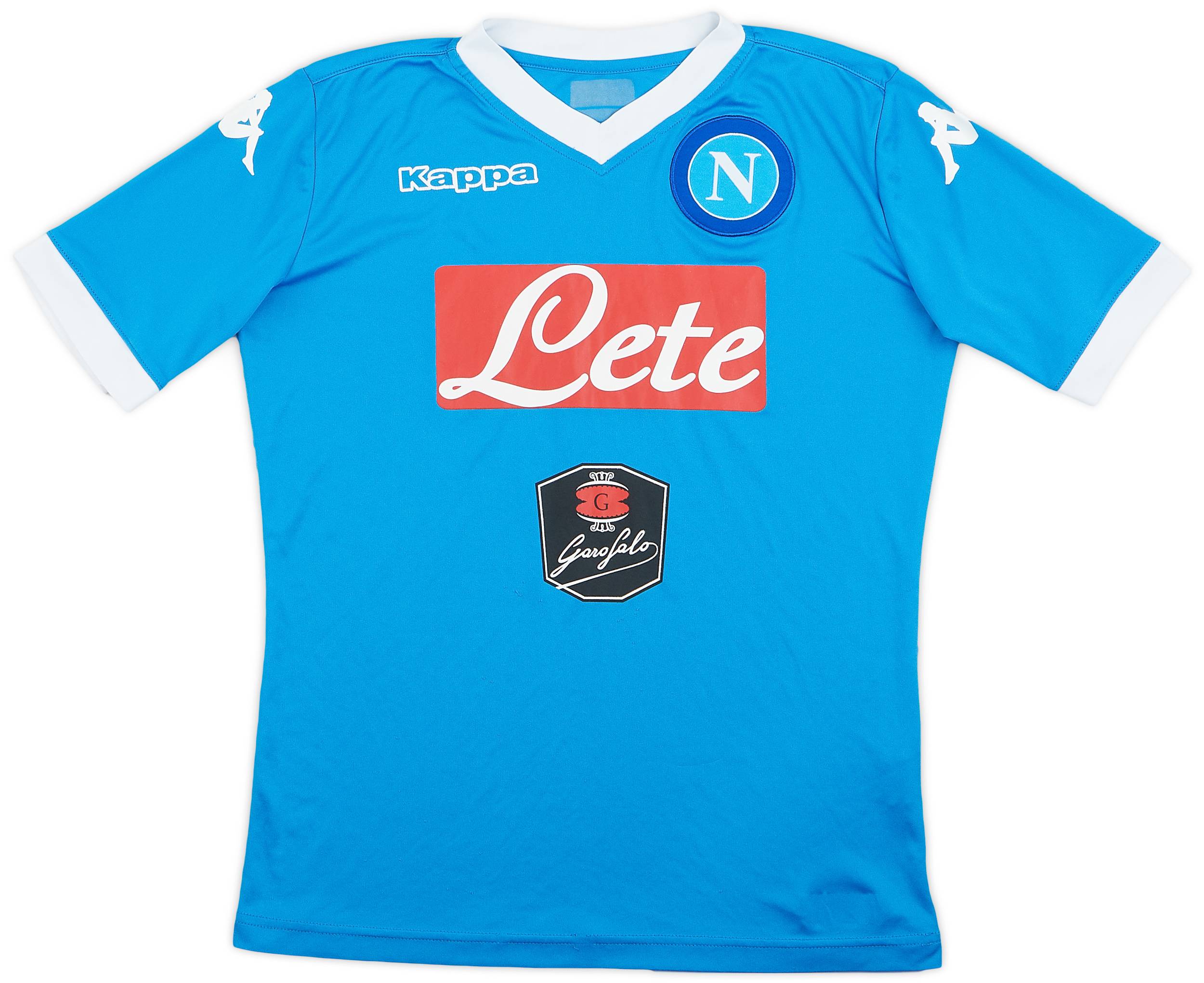 2015-16 Napoli Basic Home Shirt - 6/10 - (XL.Boys)