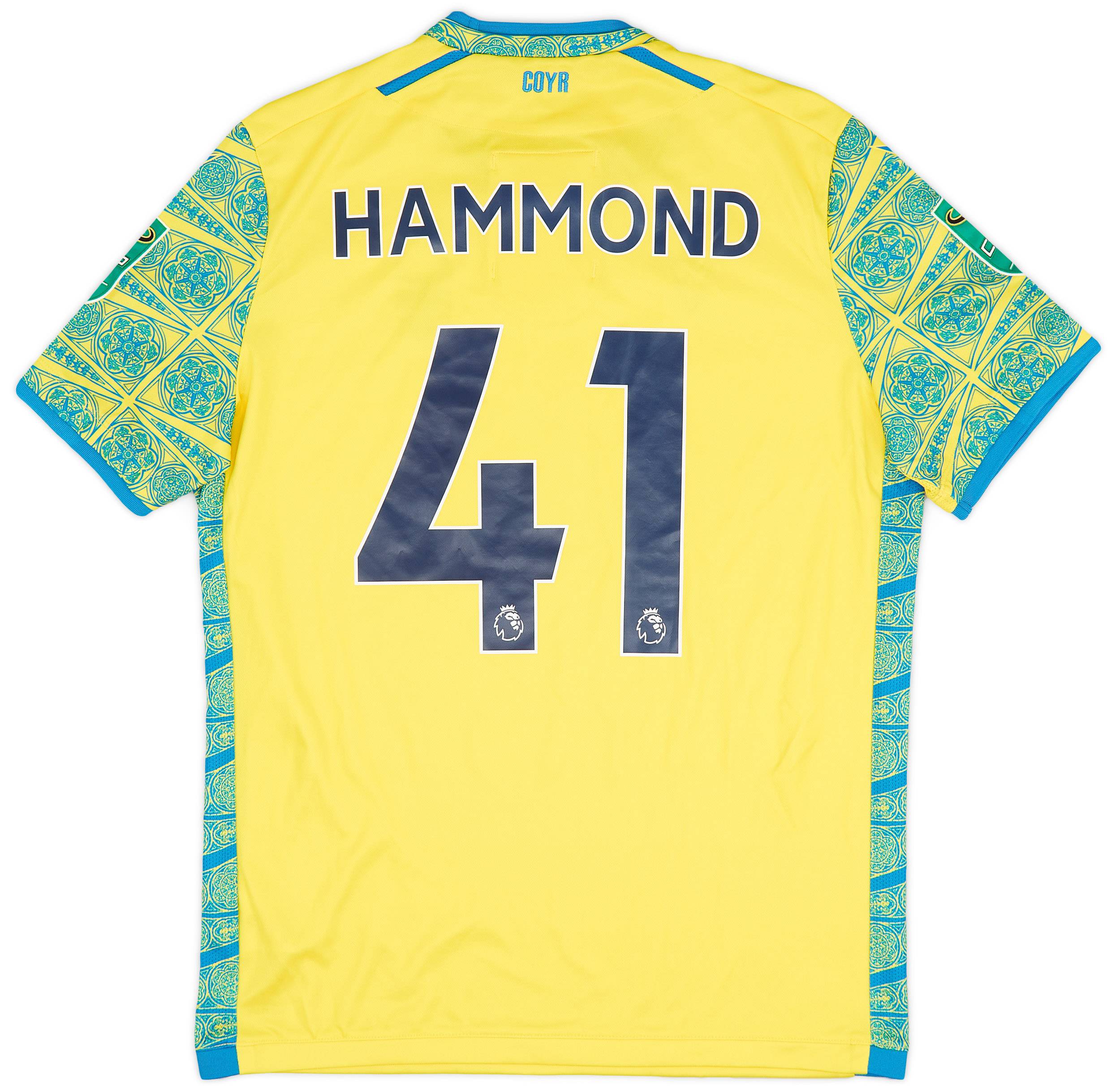 2022-23 Nottingham Forest Match Issue Carabao Cup Away Shirt Hammond #41