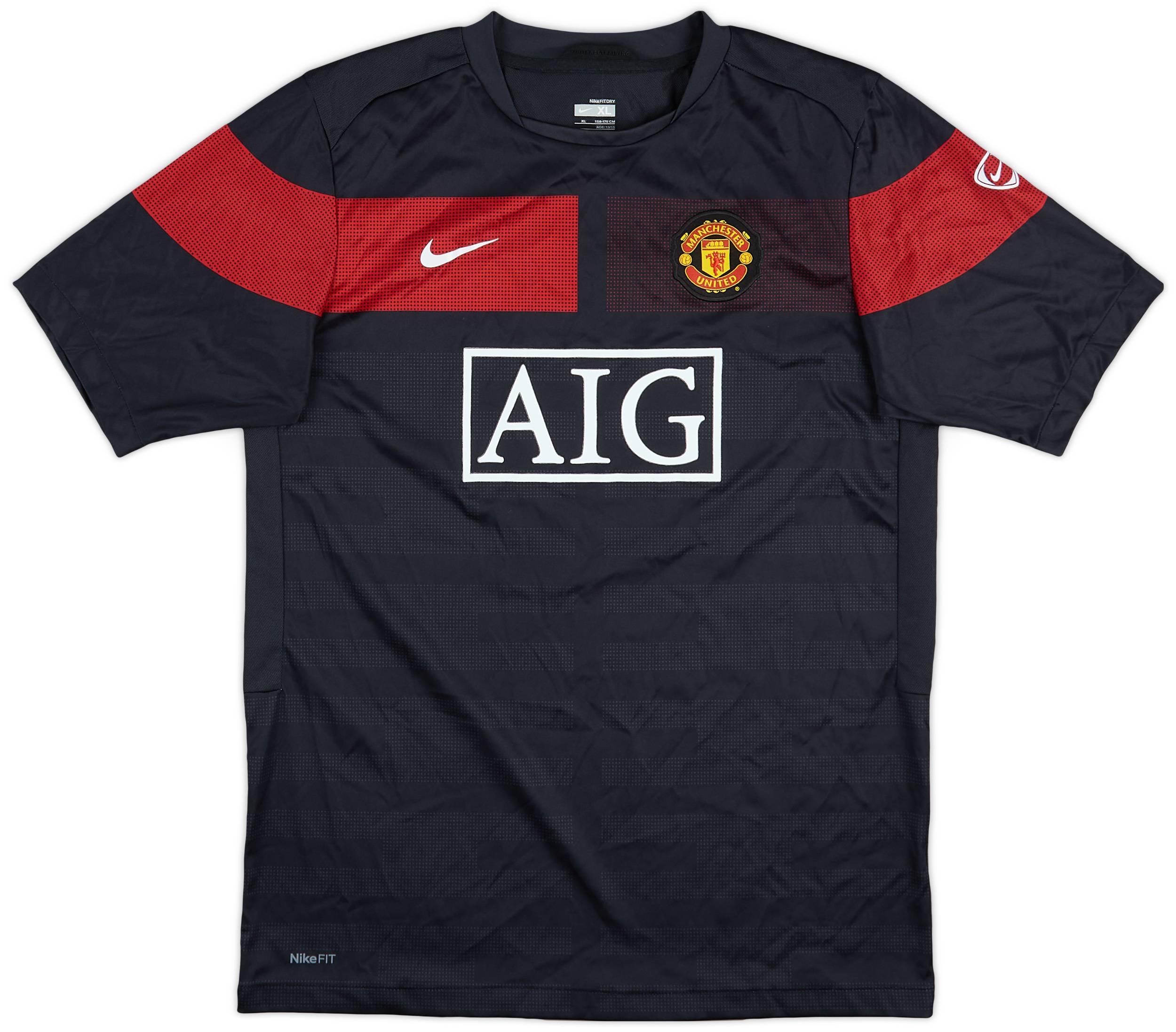 2009-10 Manchester United Nike Training Shirt - 9/10 - (XL.Boys)