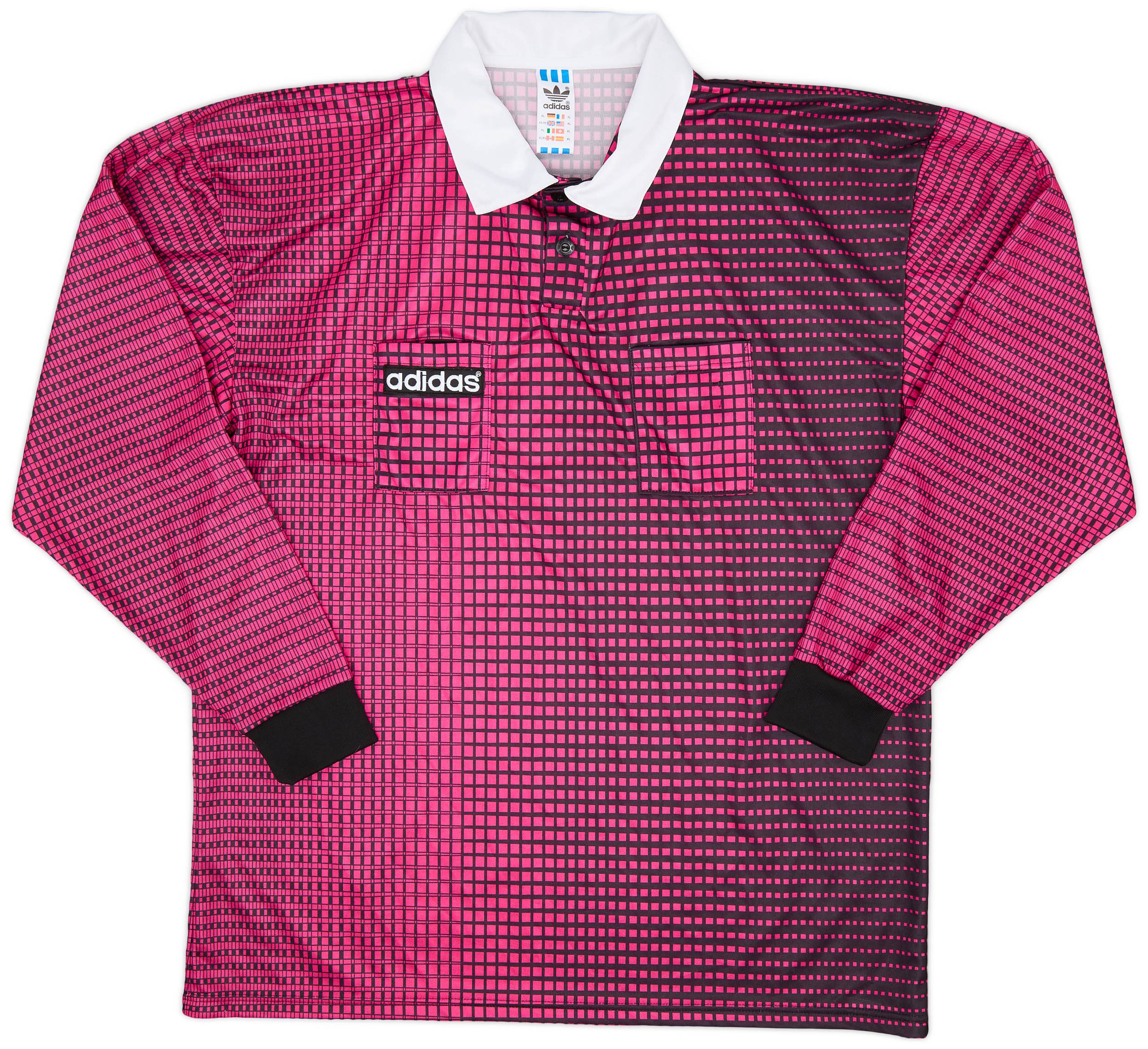 1990s adidas Referee Template L/S Shirt - 10/10 - (XL)