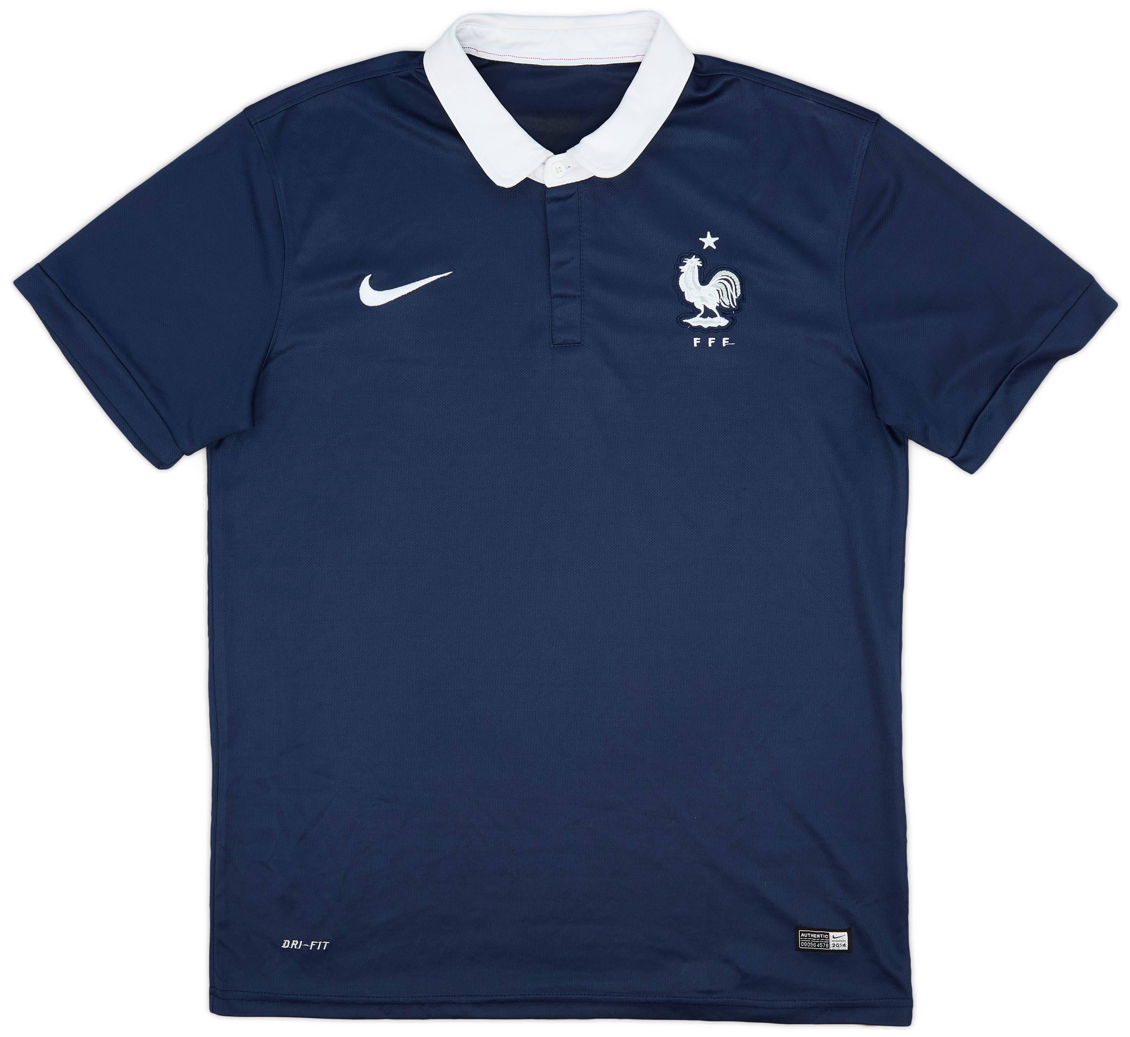 2014-15 France Home Shirt - 8/10 - (L)