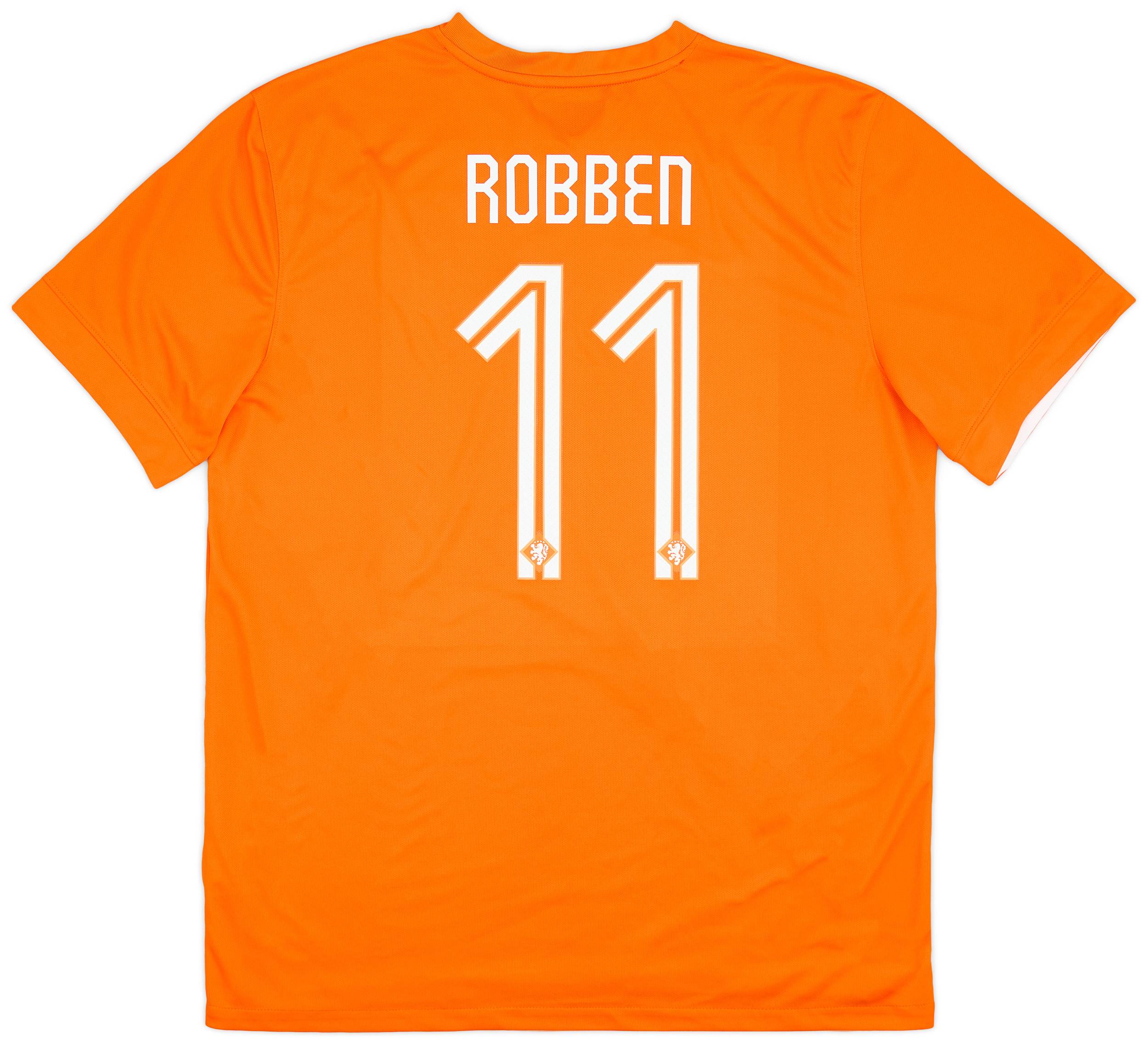2012-13 Netherlands Home Shirt Robben #11