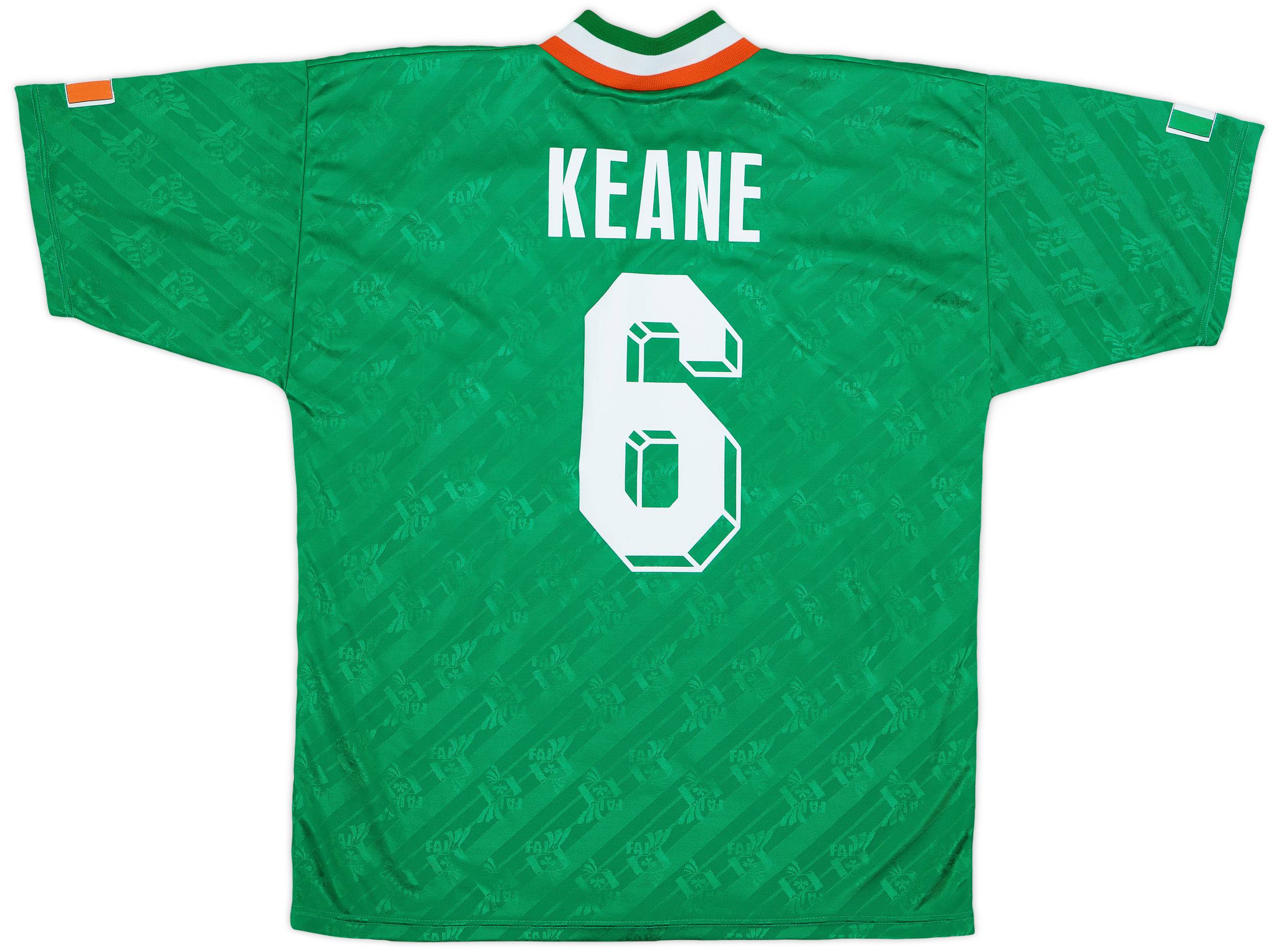 1994 Ireland Home Shirt Keane #6 - 8/10 - (L)