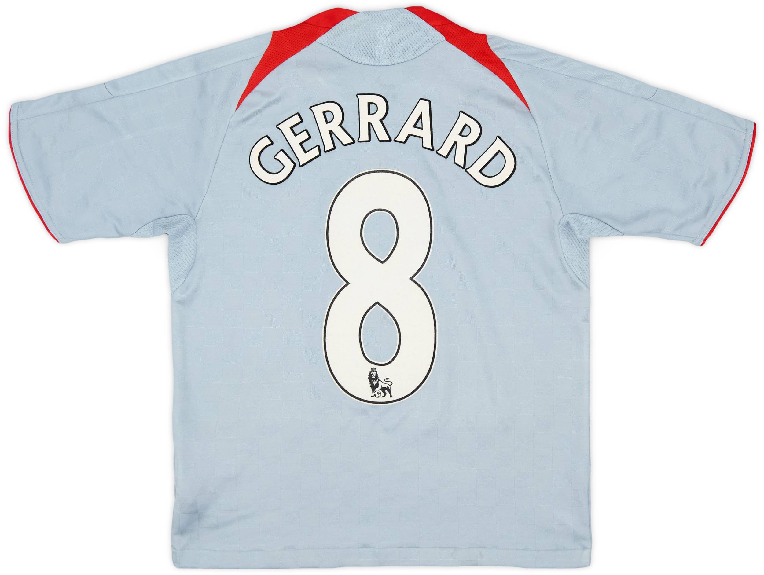 2008-09 Liverpool Away Shirt Gerrard #8 - 7/10 - (M.Boys)