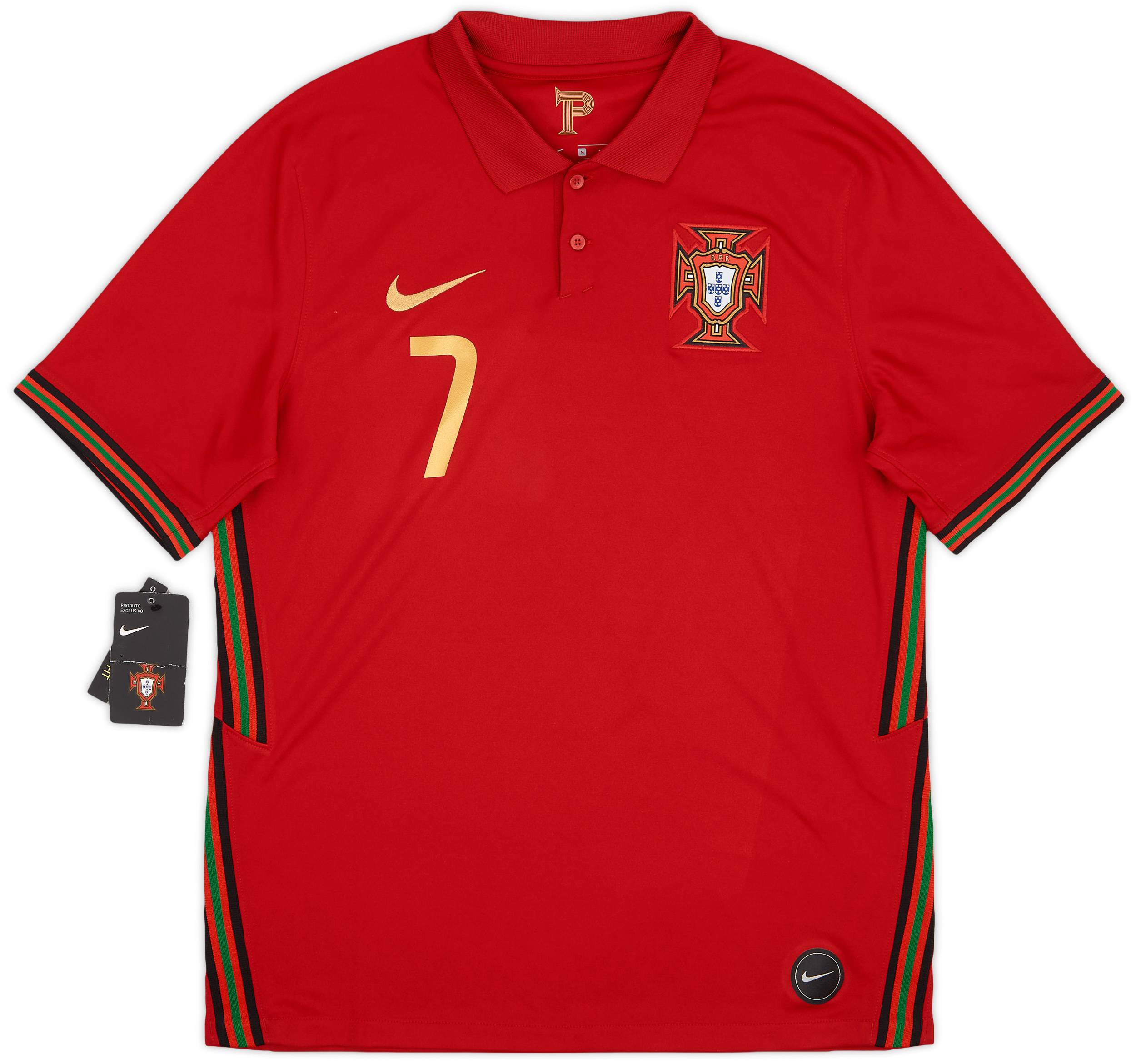 2020-21 Portugal Home Shirt Ronaldo #7 (M)