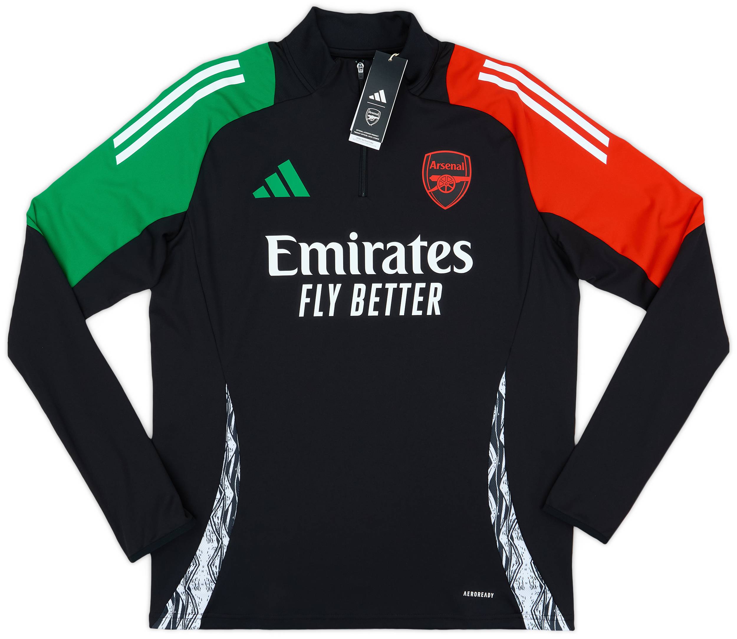 2024 25 Arsenal adidas European 1 4 Zip Training Top