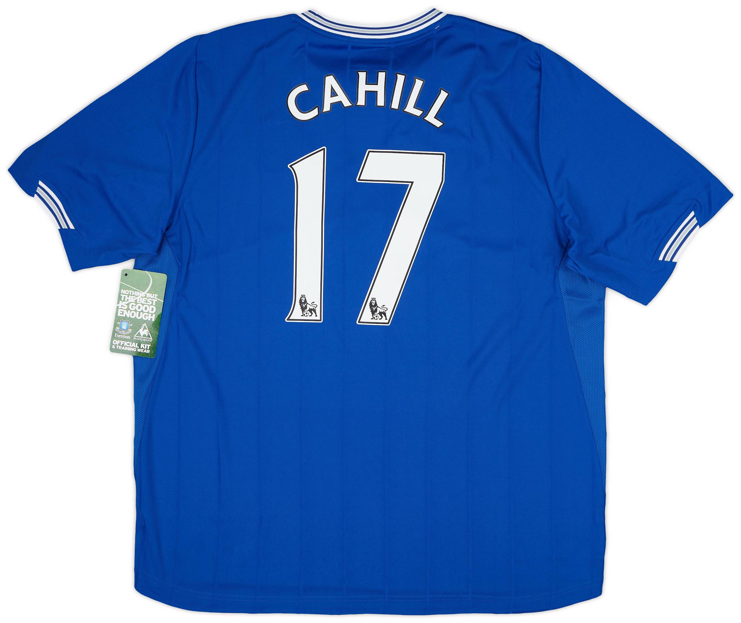 2009-10 Everton Home Shirt Cahill #17 (XL)