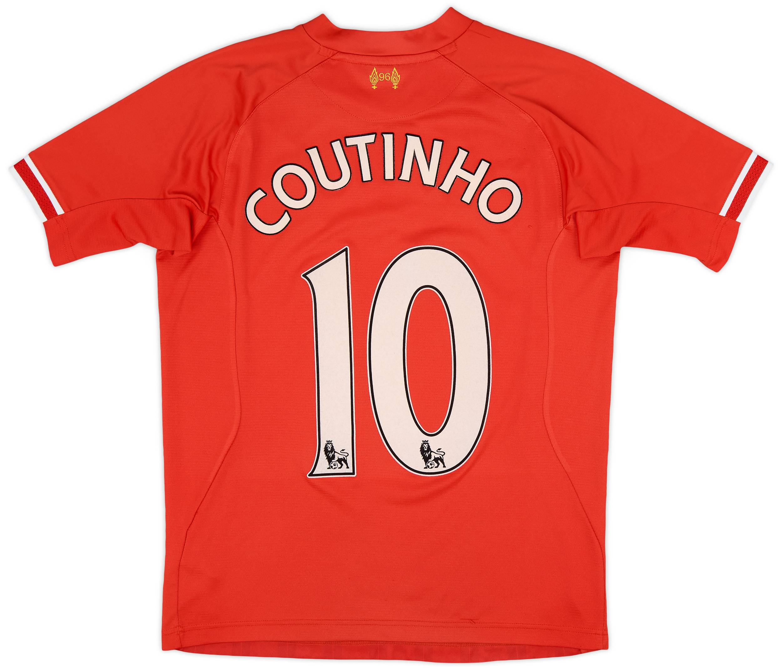 ブランド通販 - #10 Coutinho Shirt Home Liverpool 2013-14 5/10 (S) - ウェア