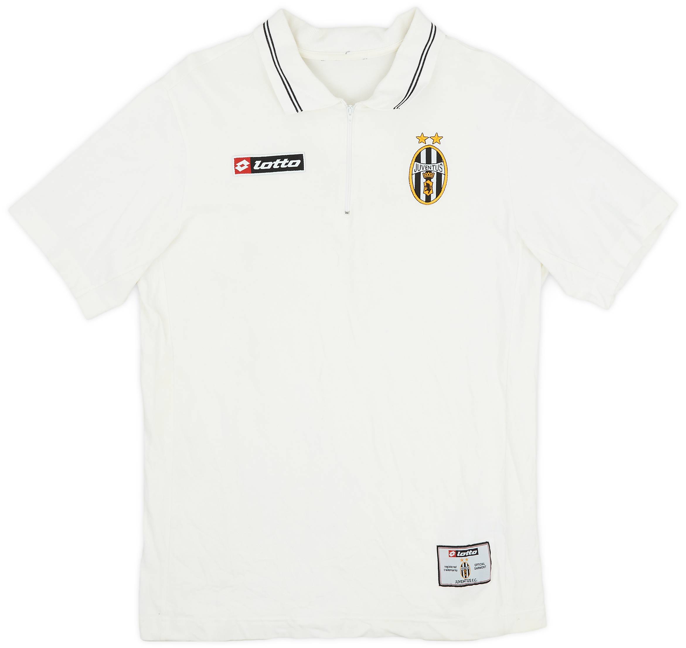 2001-02 Juventus Lotto 1/4 Zip Training Shirt - 7/10 - (M/L)