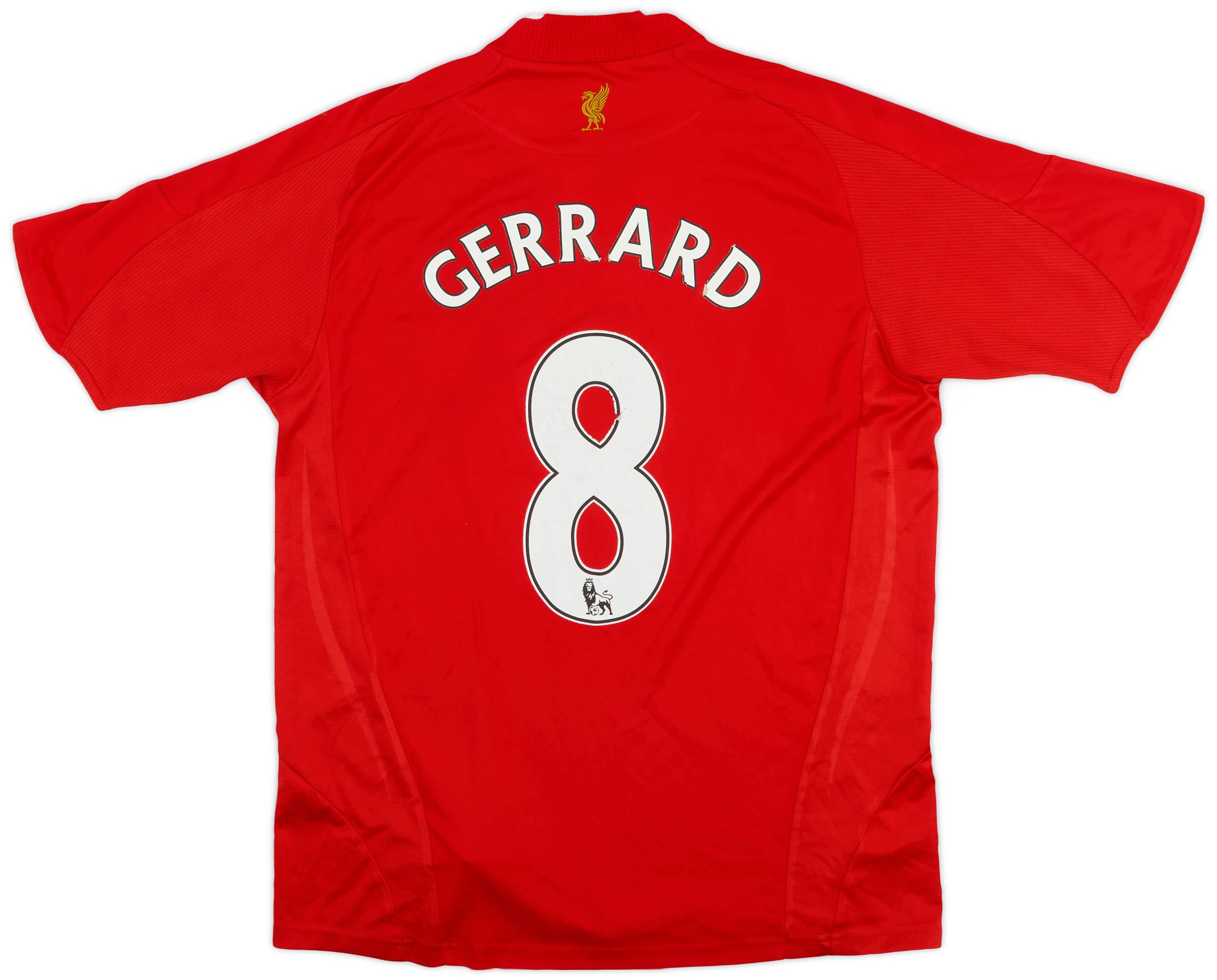2008-10 Liverpool Home Shirt Gerrard #8 - 4/10 - (M)