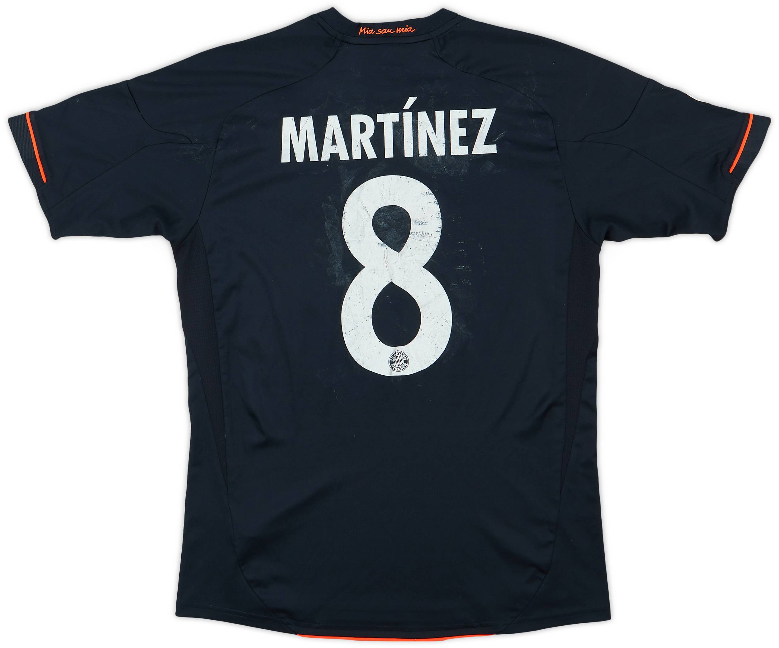 2012-13 Bayern Munich Third Shirt Martinez #8 - 4/10 - (XL.Boys)