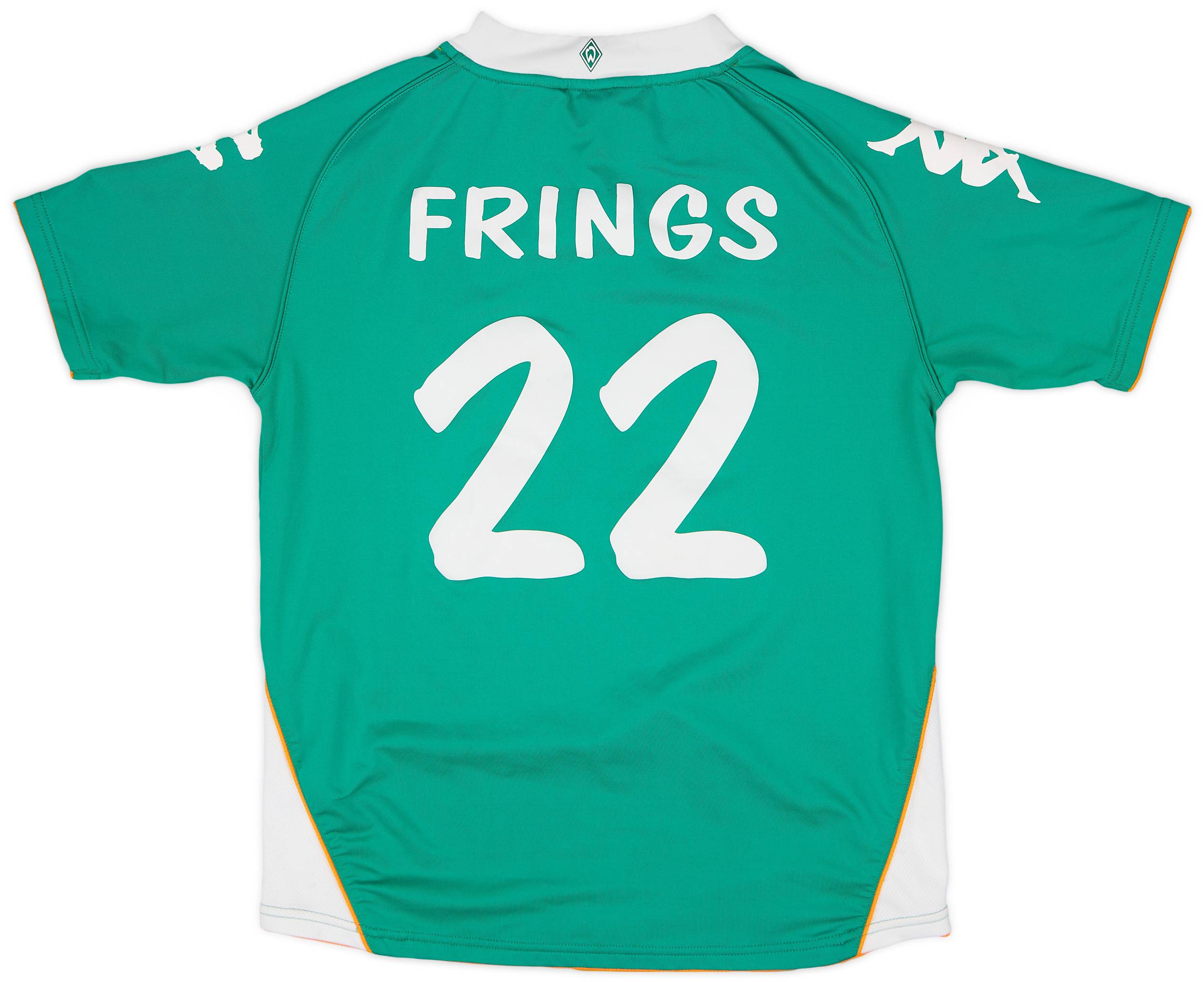 2007-08 Werder Bremen Home Shirt Frings #22 - 6/10 - (YXXL)