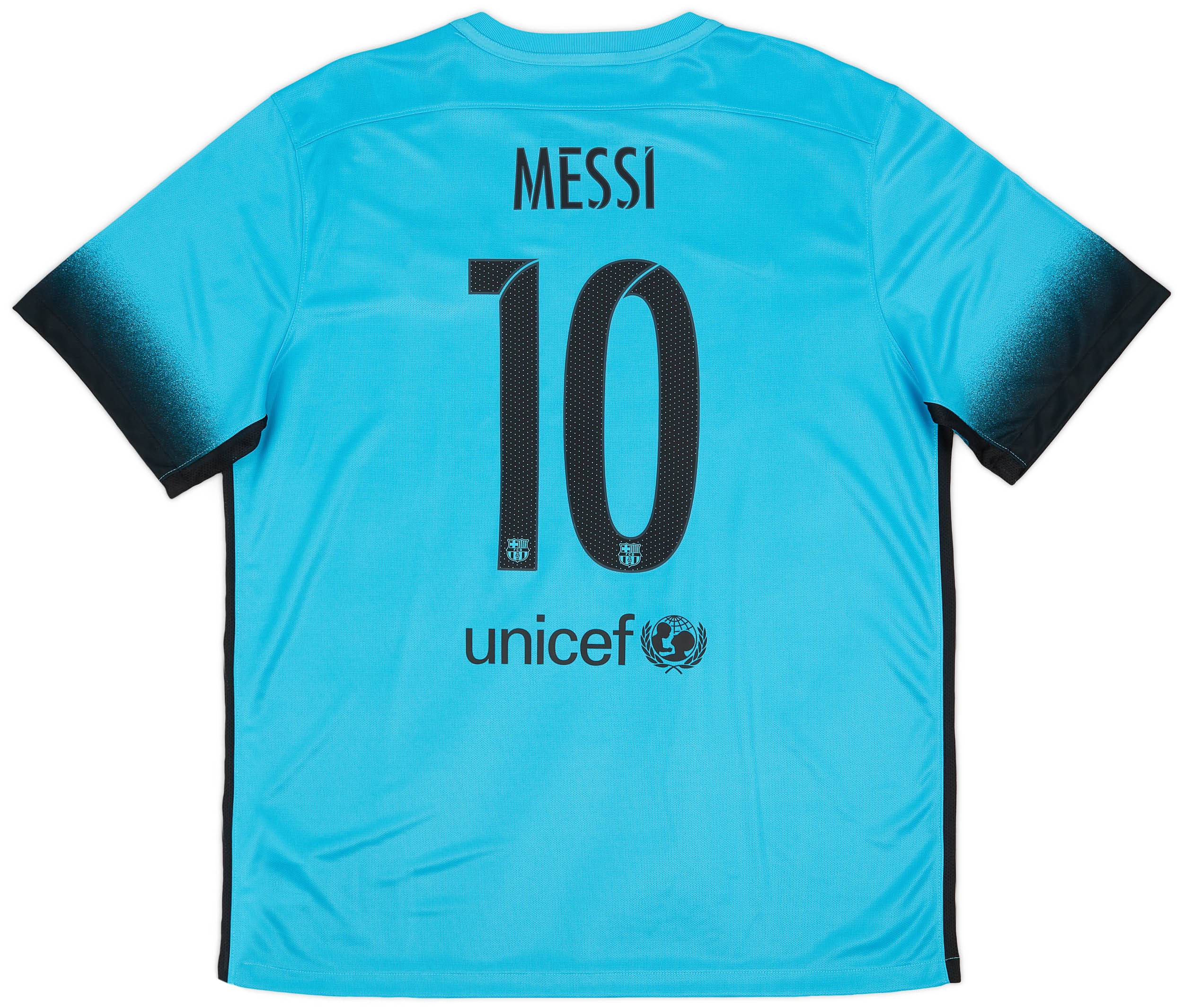 2015-16 Barcelona Third Shirt Messi #10 (L)